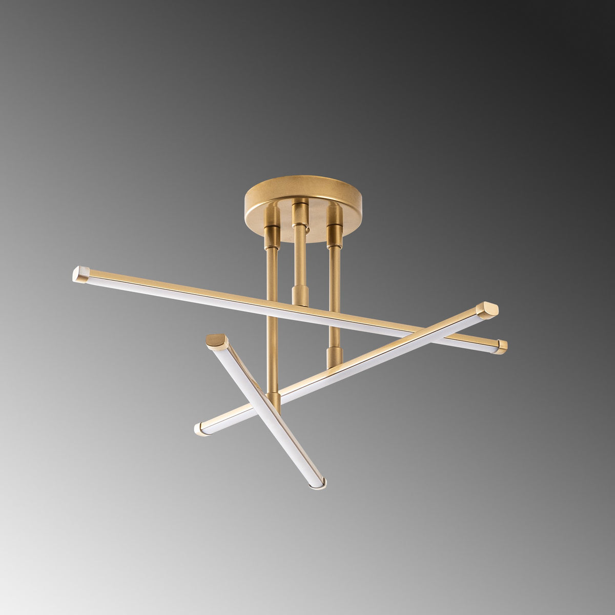 Ledflower Deckenleuchte - Gold in Gold präsentiert im Onlineshop von KAQTU Design AG. Deckenleuchte ist von Opviq