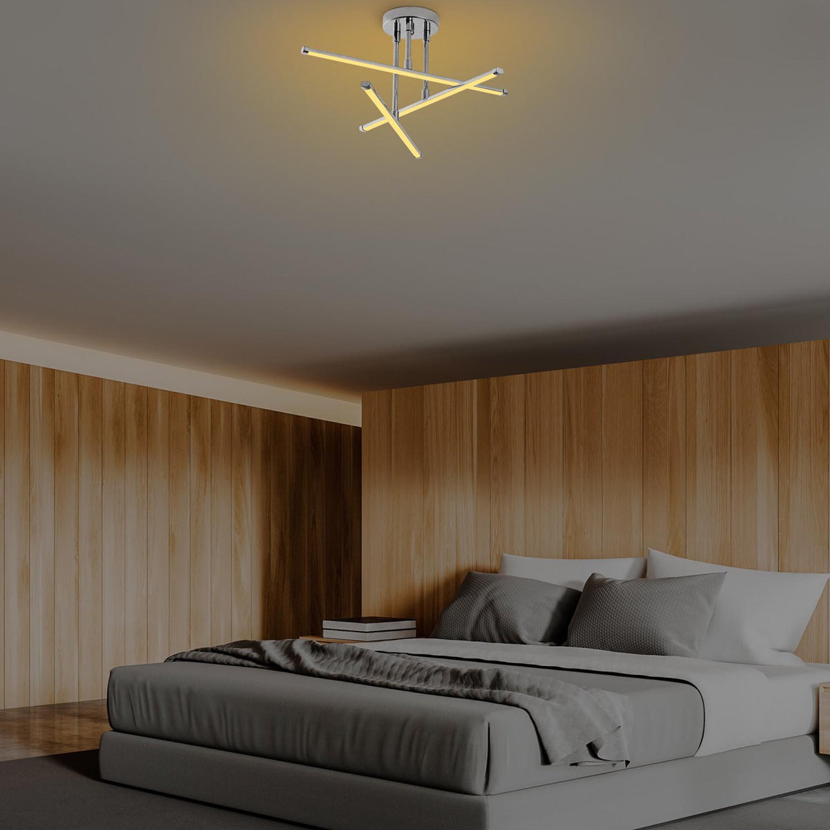 Ledflower Deckenleuchte - Chrome in Chrome präsentiert im Onlineshop von KAQTU Design AG. Deckenleuchte ist von Opviq