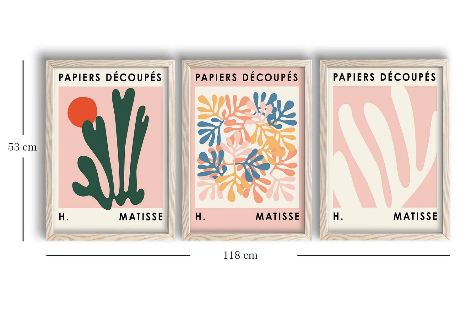 Entdecken Sie das mehrfarbige 3-teilige MDF-Gemälde von Wallity, das jedem Raum einen Hauch von Stil und Eleganz verleiht. Perfekt für Ihre Wände!