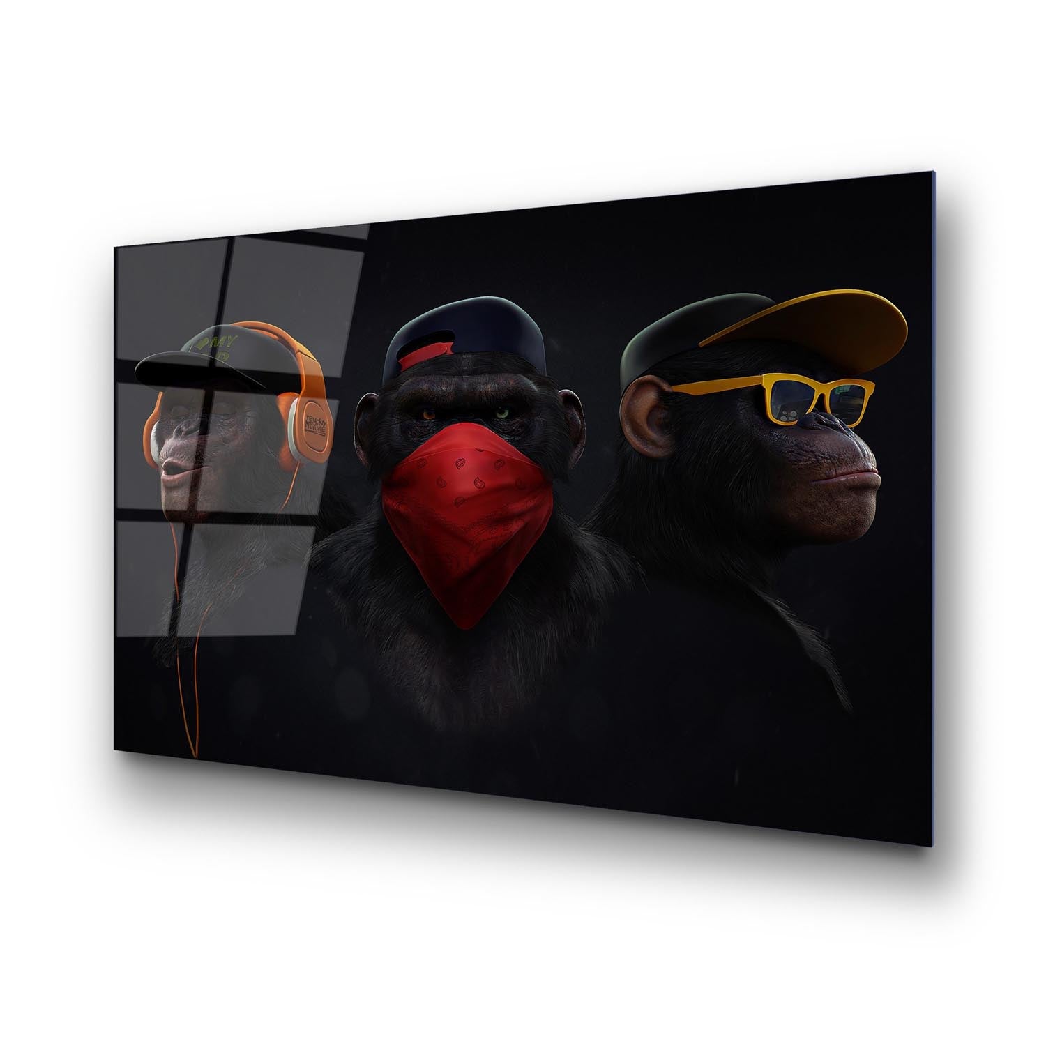 Verleihen Sie Ihrem Raum mit dem mehrfarbigen UV Bild von Wallity einen Hauch von Kunst und Stil. Ein faszinierendes Highlight für jedes Zuhause!