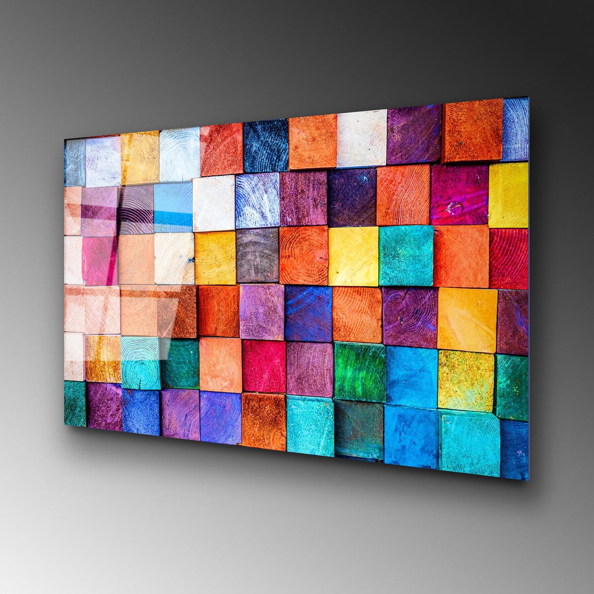 UV Bild - Mehrfarbig in Mehrfarbig präsentiert im Onlineshop von KAQTU Design AG. Bild ist von Wallity