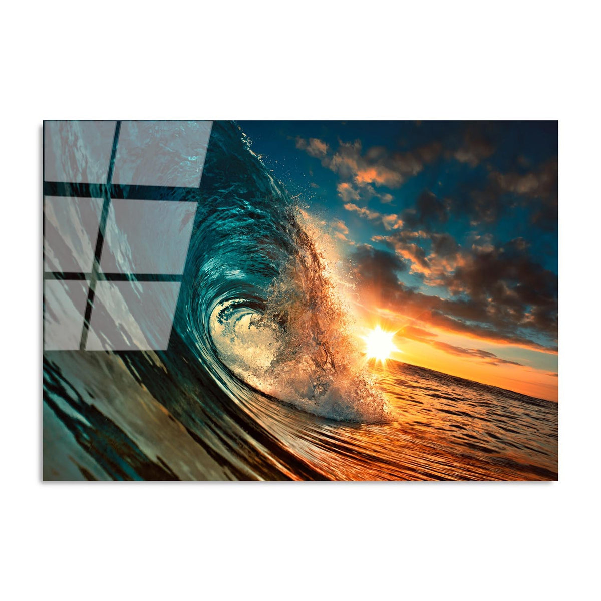 UV Bild - Mehrfarbig in Mehrfarbig präsentiert im Onlineshop von KAQTU Design AG. Bild ist von Wallity
