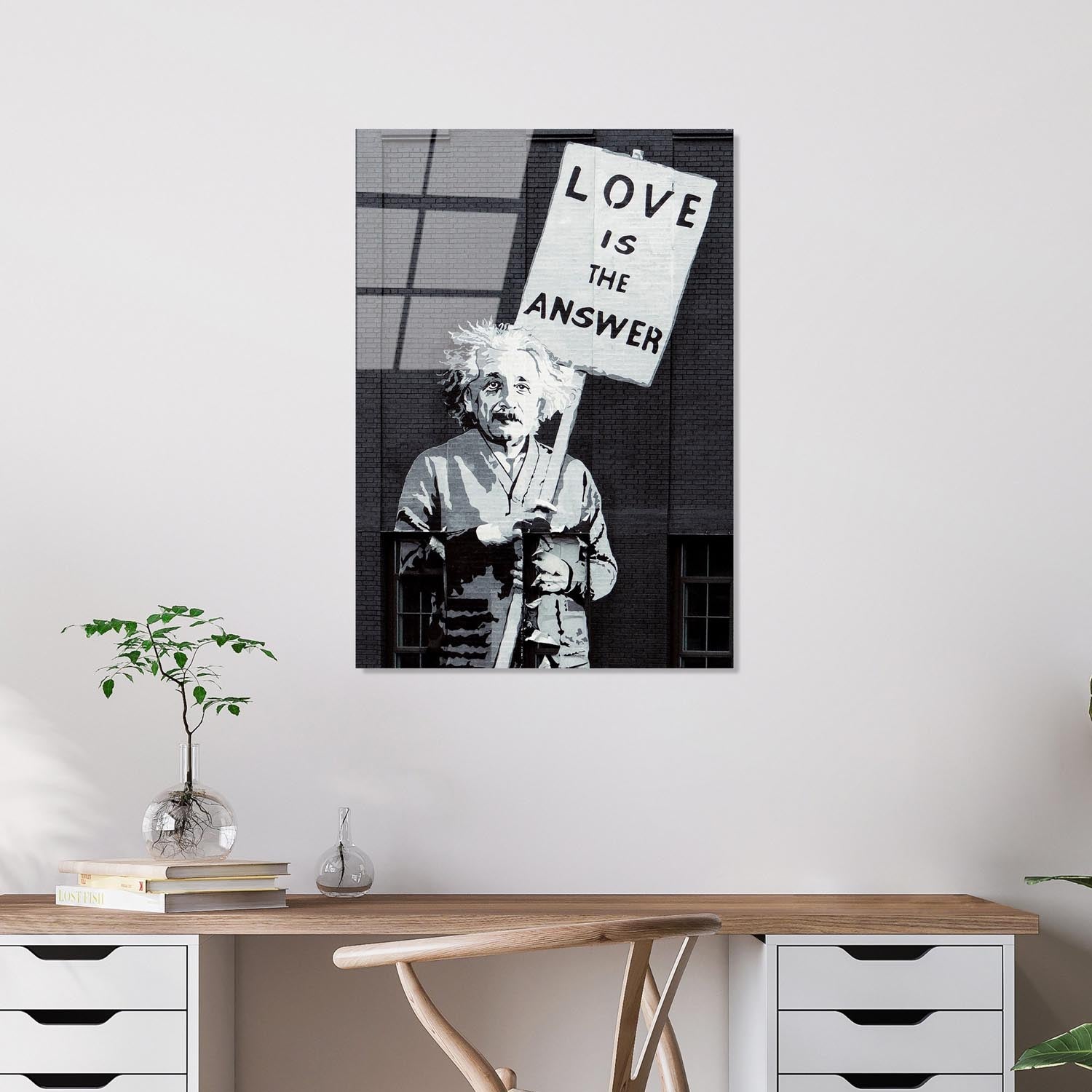 Entdecken Sie die faszinierende Welt der Kunst mit dem mehrfarbigen UV-Bild von Wallity. Ein einzigartiges Meisterwerk, das jeden Raum bereichert.