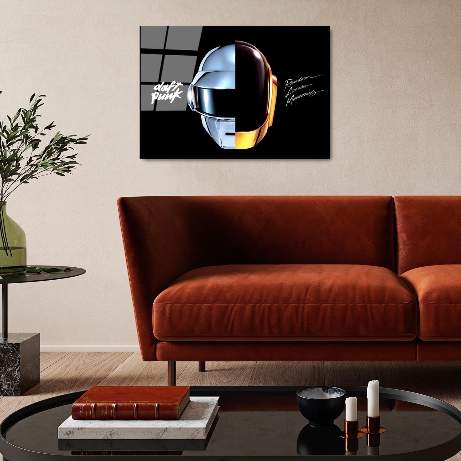 Entdecken Sie das UV-335 Gemälde von Wallity: Ein 50 x 70 cm großes Kunstwerk aus gehärtetem Glas, das mit lebendigen Farben und stilvollem Design jeden Raum verwandelt.