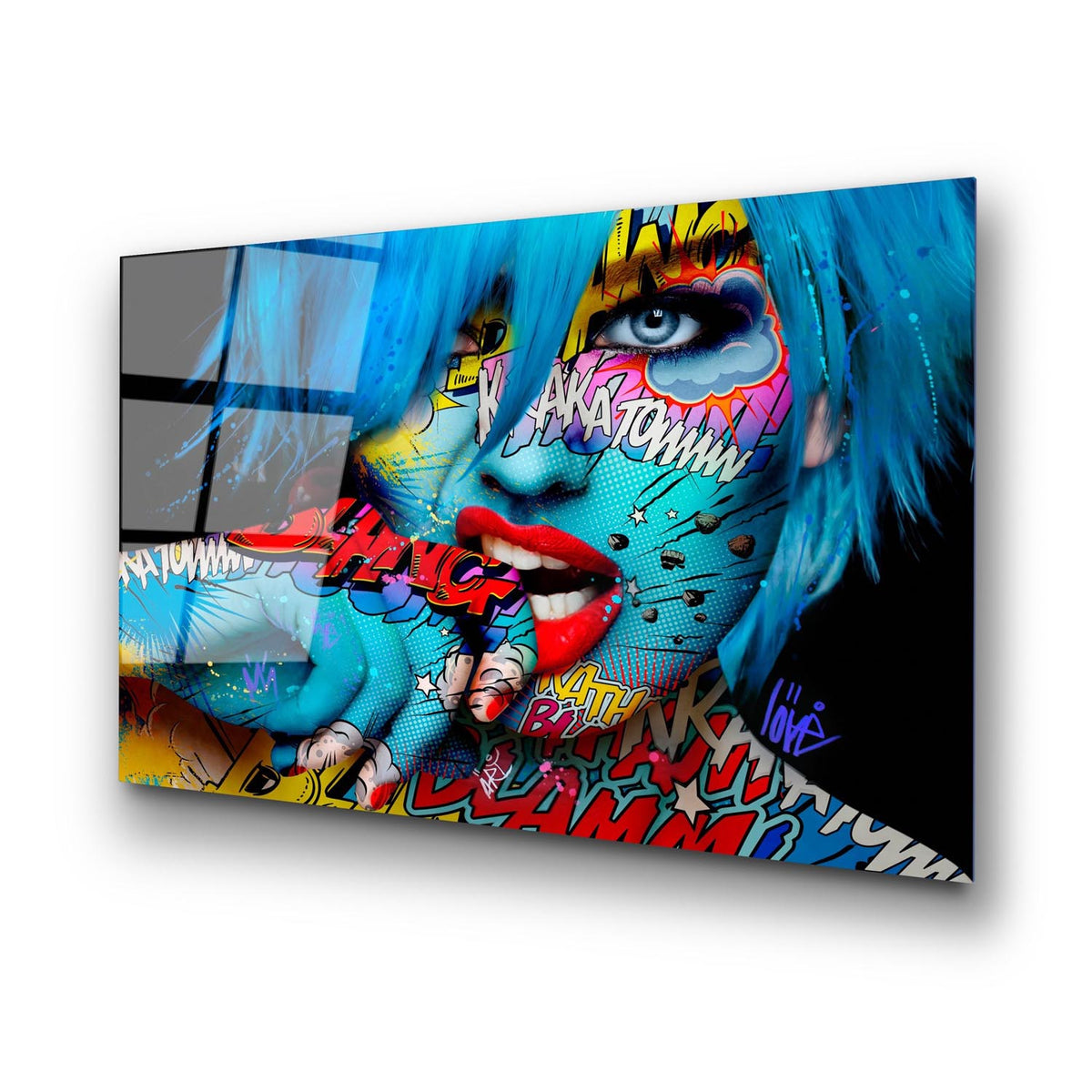 UV Bild - Mehrfarbig in Mehrfarbig präsentiert im Onlineshop von KAQTU Design AG. Bild ist von Wallity