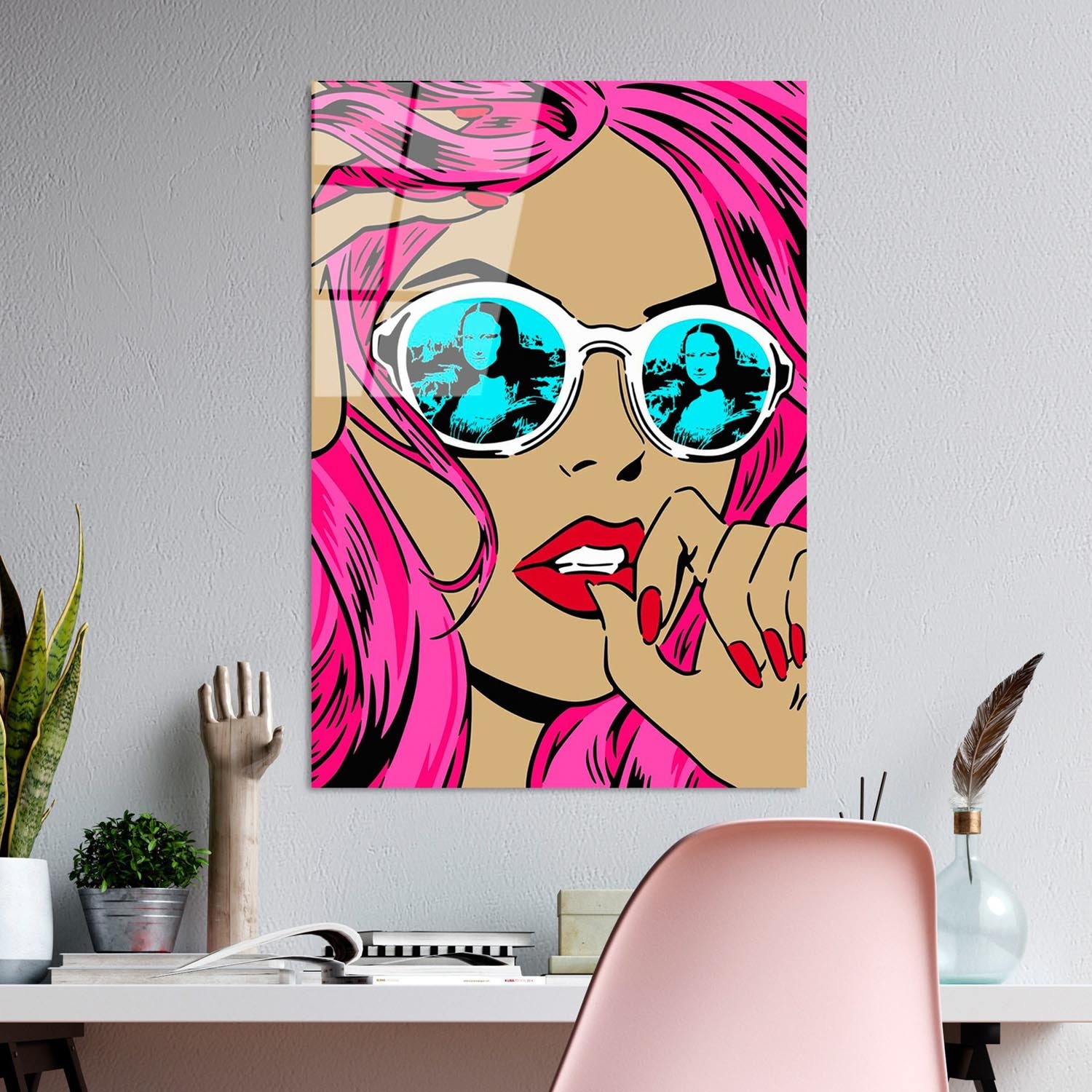 Entdecken Sie die atemberaubende Wallity UV-715 70 x 100 cm, ein elegantes Kunstwerk aus gehärtetem Glas, das jeden Raum verzaubert.