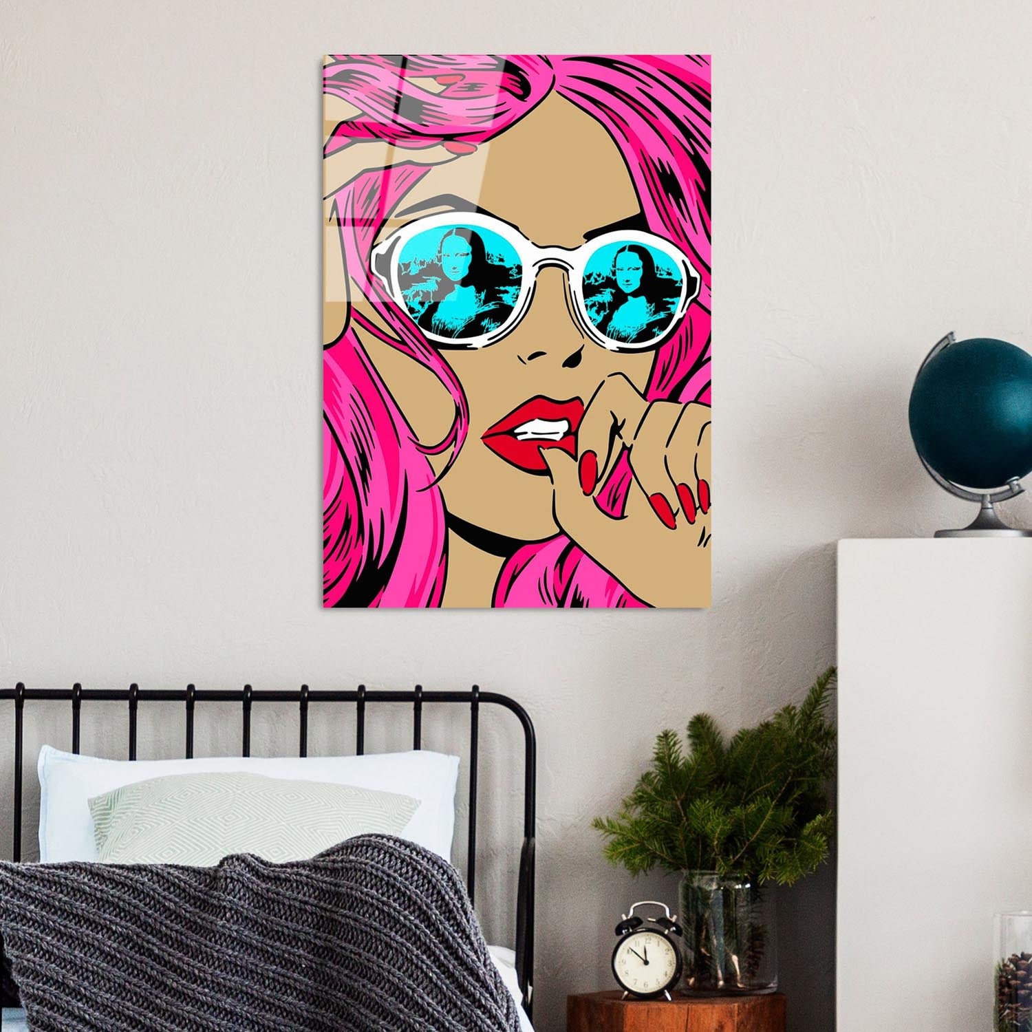 Entdecken Sie das Wallity UV-715 70 x 100 cm, ein atemberaubendes gehärtetes Glasbild, das jedem Raum Eleganz und visuelle Faszination verleiht.