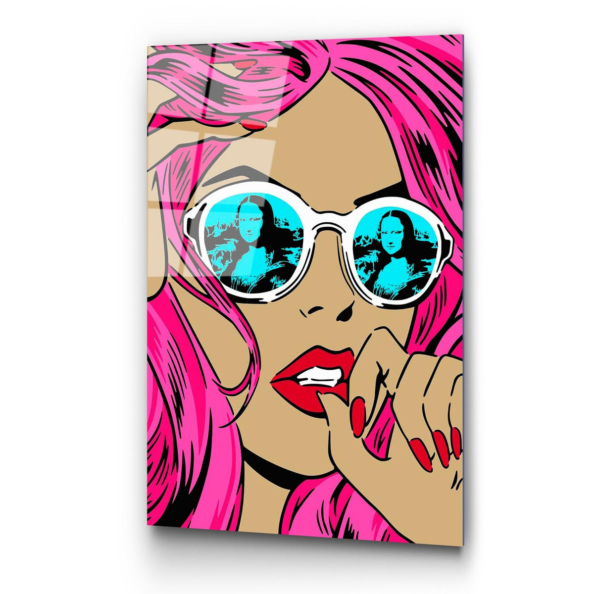 UV Bild - Mehrfarbig in Mehrfarbig präsentiert im Onlineshop von KAQTU Design AG. Bild ist von Wallity