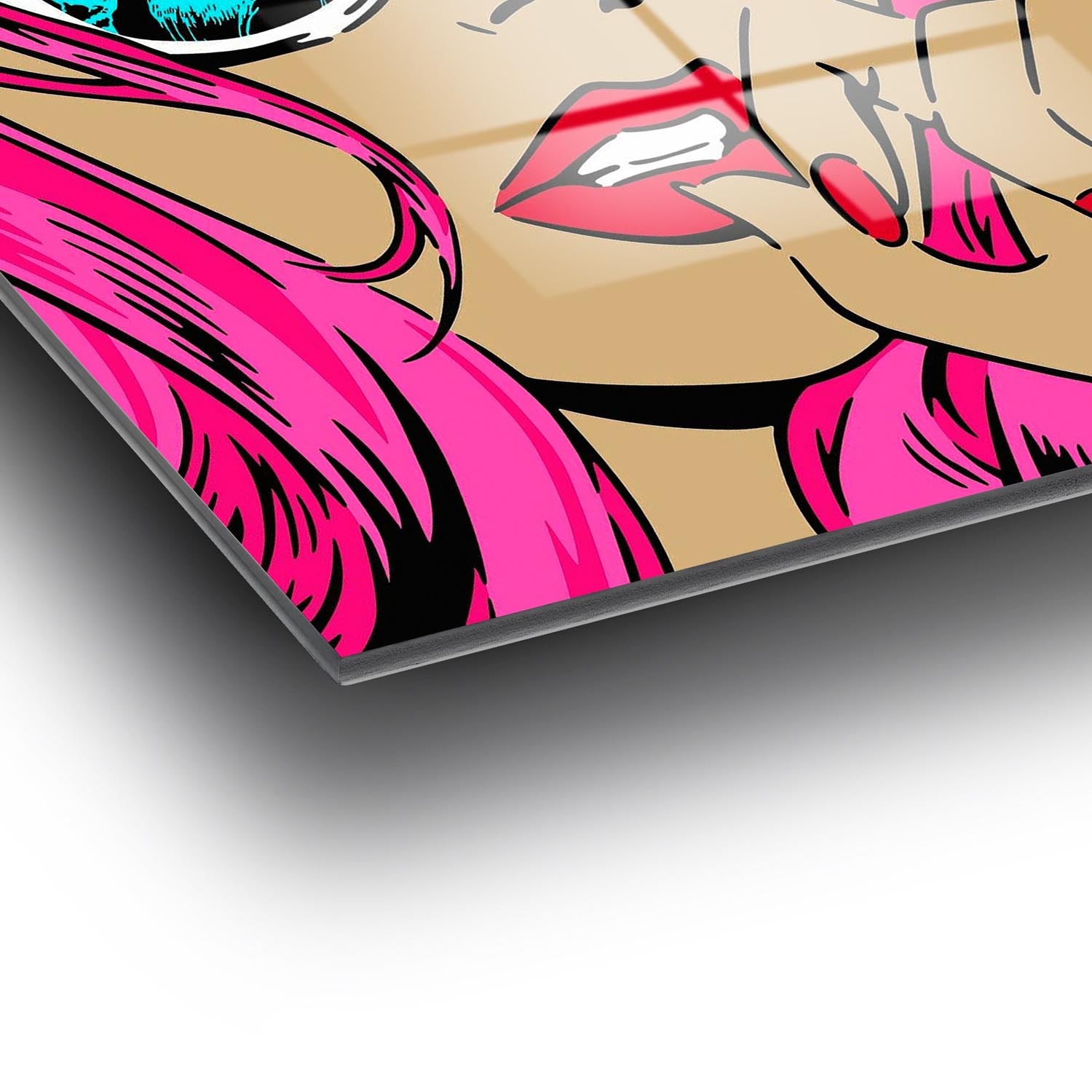 Verleihen Sie Ihrem Raum mit dem Wallity UV-715 70 x 100 cm aus gehärtetem Glas einen eleganten Akzent. Kunst, die begeistert!