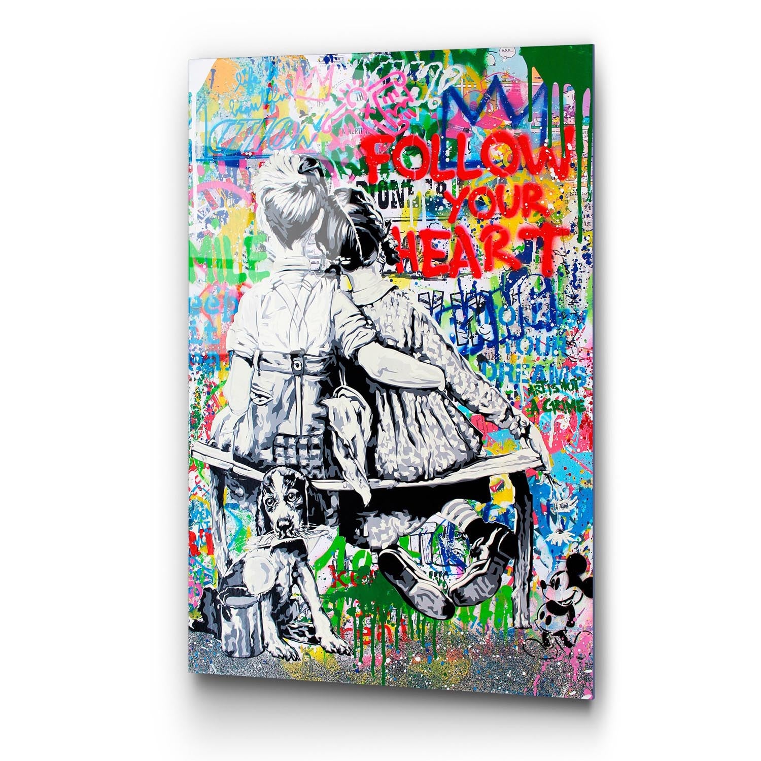 Verleihen Sie Ihrem Raum mit dem mehrfarbigen UV-Bild von Wallity einen Hauch von Eleganz! Dieses beeindruckende Kunstwerk aus gehärtetem Glas ist die perfekte Wahl für stilvolle Akzente.