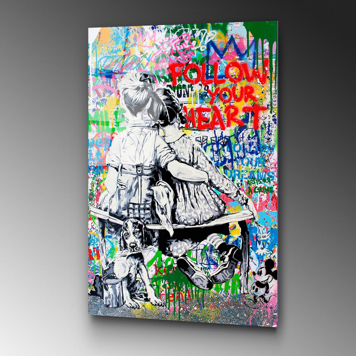 UV Bild - Mehrfarbig in Mehrfarbig präsentiert im Onlineshop von KAQTU Design AG. Bild ist von Wallity