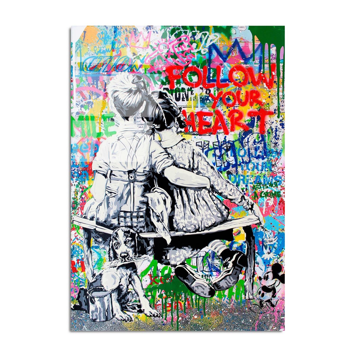 Verleihen Sie Ihrem Zuhause mit dem mehrfarbigen UV-Bild von Wallity einen Hauch von Eleganz! Dieses beeindruckende Kunstwerk aus gehärtetem Glas ist der perfekte Blickfang für jeden Raum.