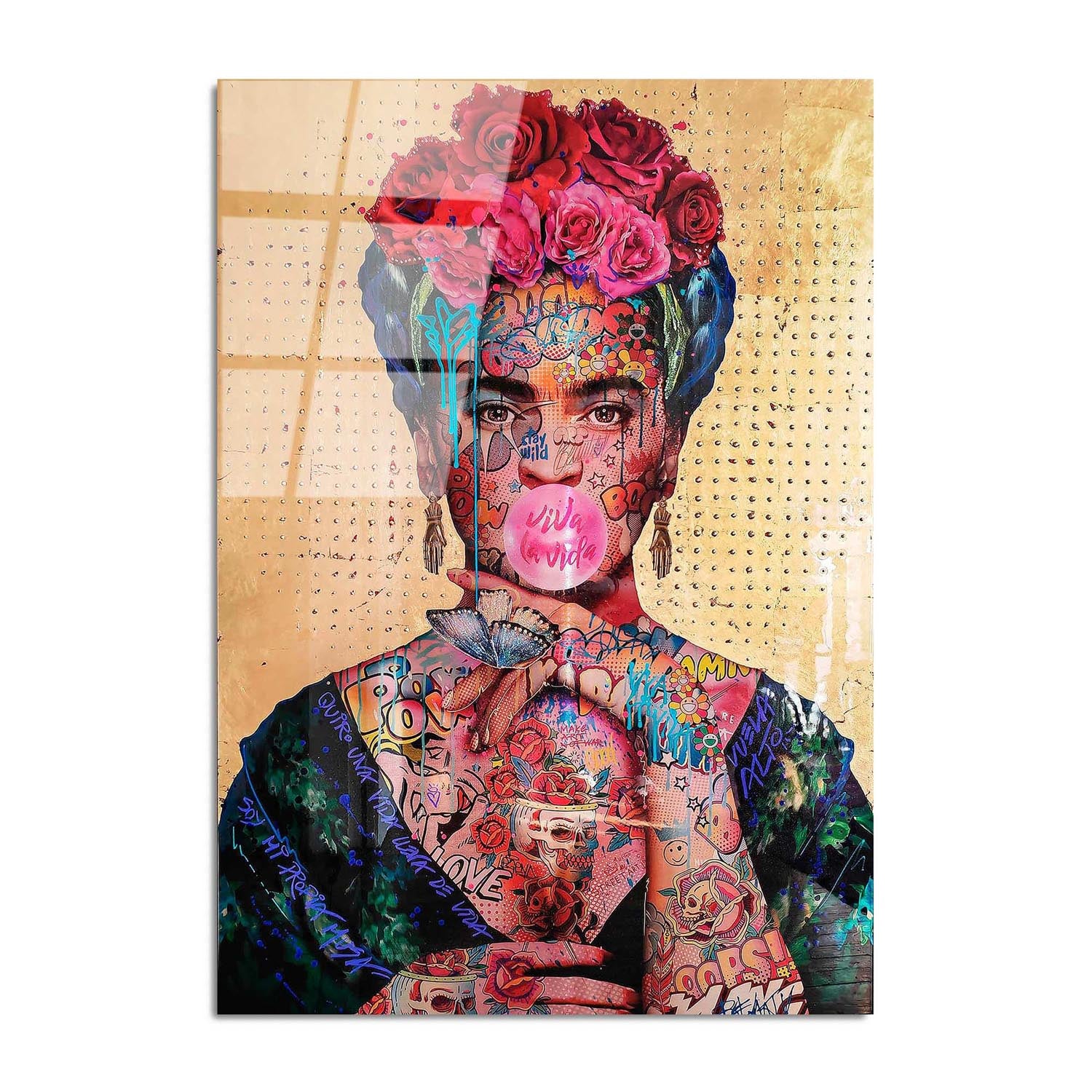 Verleihen Sie Ihrem Zuhause mit dem mehrfarbigen UV-Bild von Wallity einen Hauch von Kunst und Stil! Dieses beeindruckende Hartglasgemälde ist die perfekte Wahl für eine stilvolle Raumgestaltung.