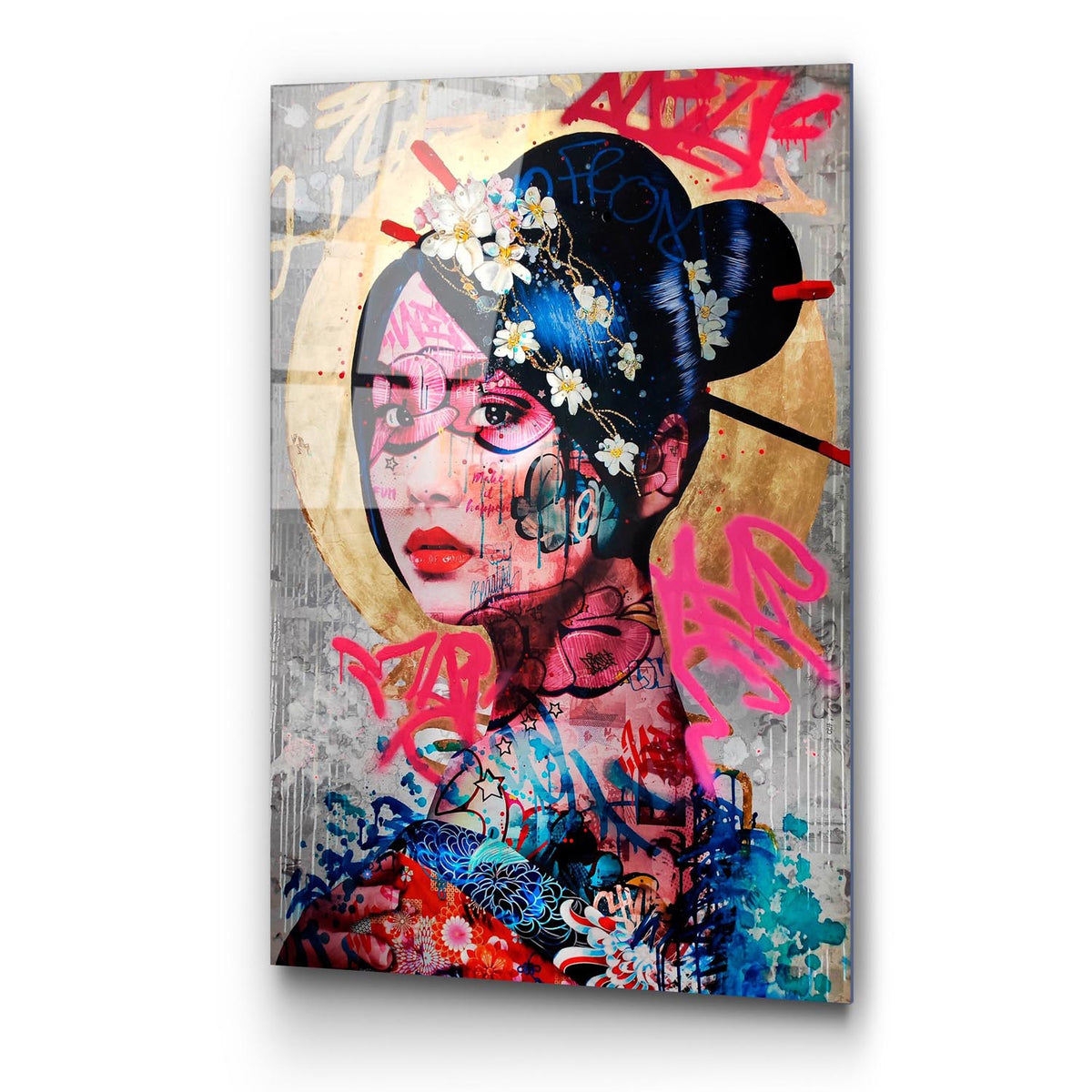 UV Bild - Mehrfarbig in Mehrfarbig präsentiert im Onlineshop von KAQTU Design AG. Bild ist von Wallity