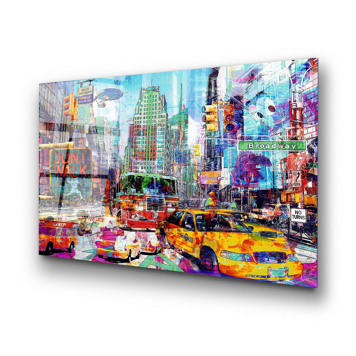 UV Bild - Mehrfarbig in Mehrfarbig präsentiert im Onlineshop von KAQTU Design AG. Bild ist von Wallity