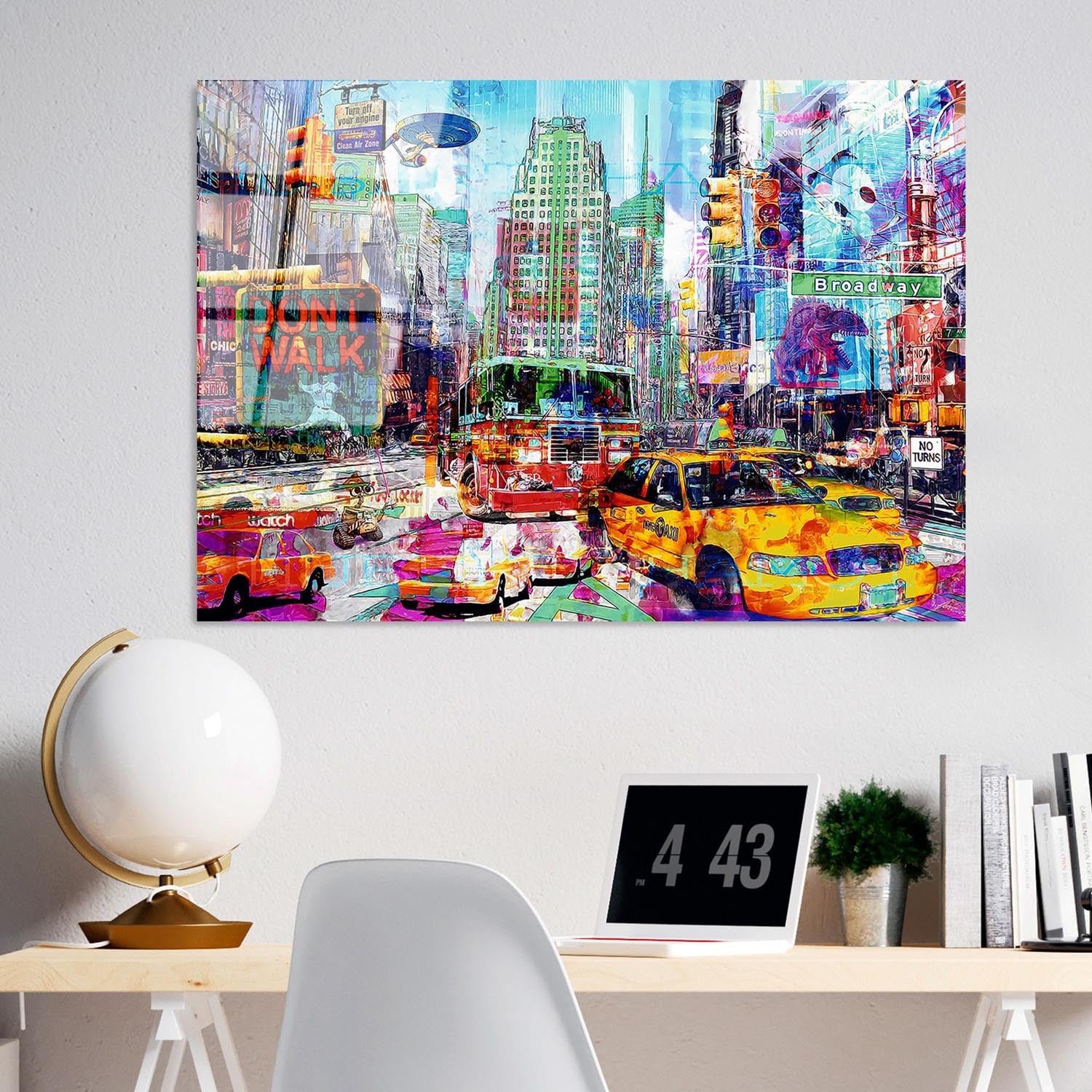 Entdecken Sie das beeindruckende, mehrfarbige UV-Bild von Wallity! Mit 70 x 100 cm verwandelt es jeden Raum in ein Kunstwerk.