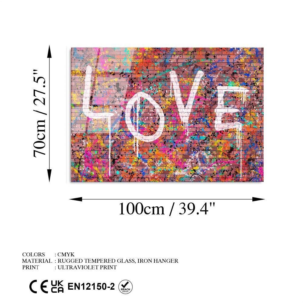 Entdecken Sie das UV-740 von Wallity: Ein faszinierendes Sicherheitsglasgemälde, das mit lebendigen Farben und exquisitem Design jeden Raum verwandelt!