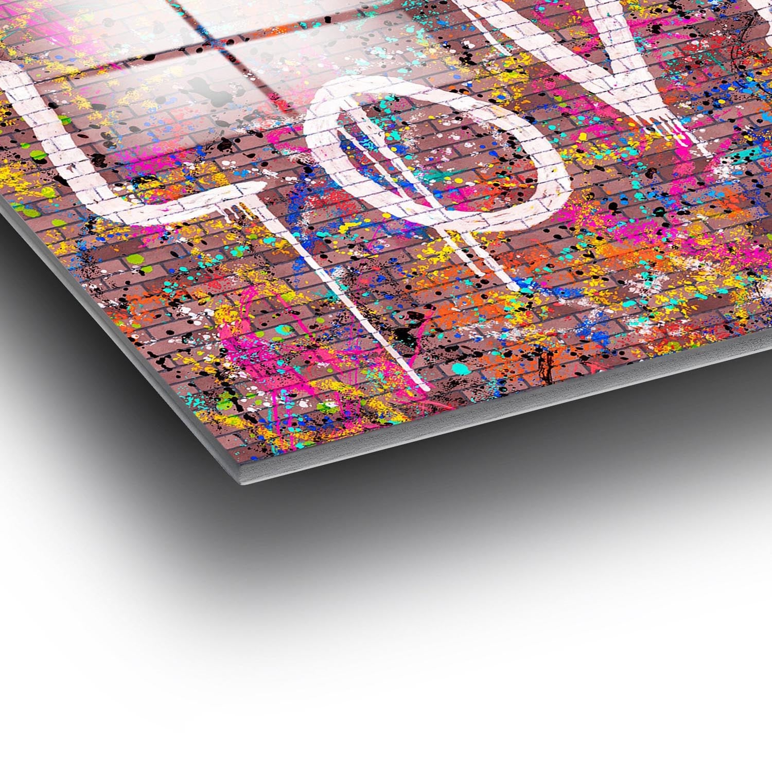 Verleihen Sie Ihrem Zuhause mit dem UV-740 von Wallity einen Hauch von Luxus! Dieses beeindruckende Sicherheitsglasgemälde begeistert mit lebendigen Farben und zeitloser Eleganz.