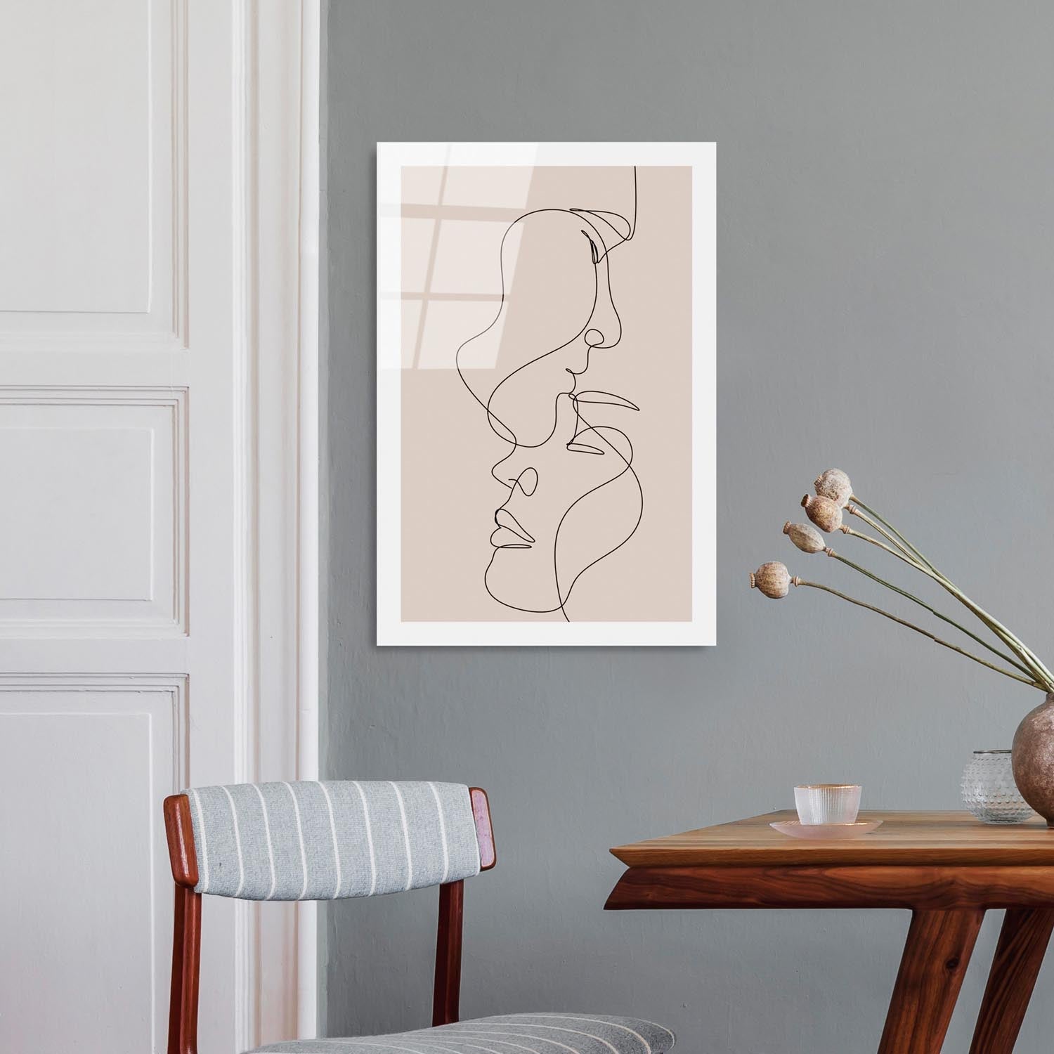 Verleihen Sie Ihrem Zuhause mit dem mehrfarbigen UV-Bild von Wallity einen Hauch von Stil und Beständigkeit – ein Kunstwerk, das nie verblasst.