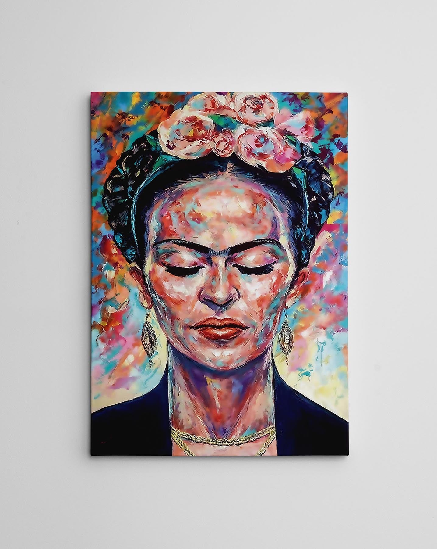 Verleihen Sie Ihrem Raum mit dem WY233 Leinwandbild (50 x 70) von Wallity einen Hauch von Eleganz und lebendigen Farben. Ideal für jedes Zuhause!