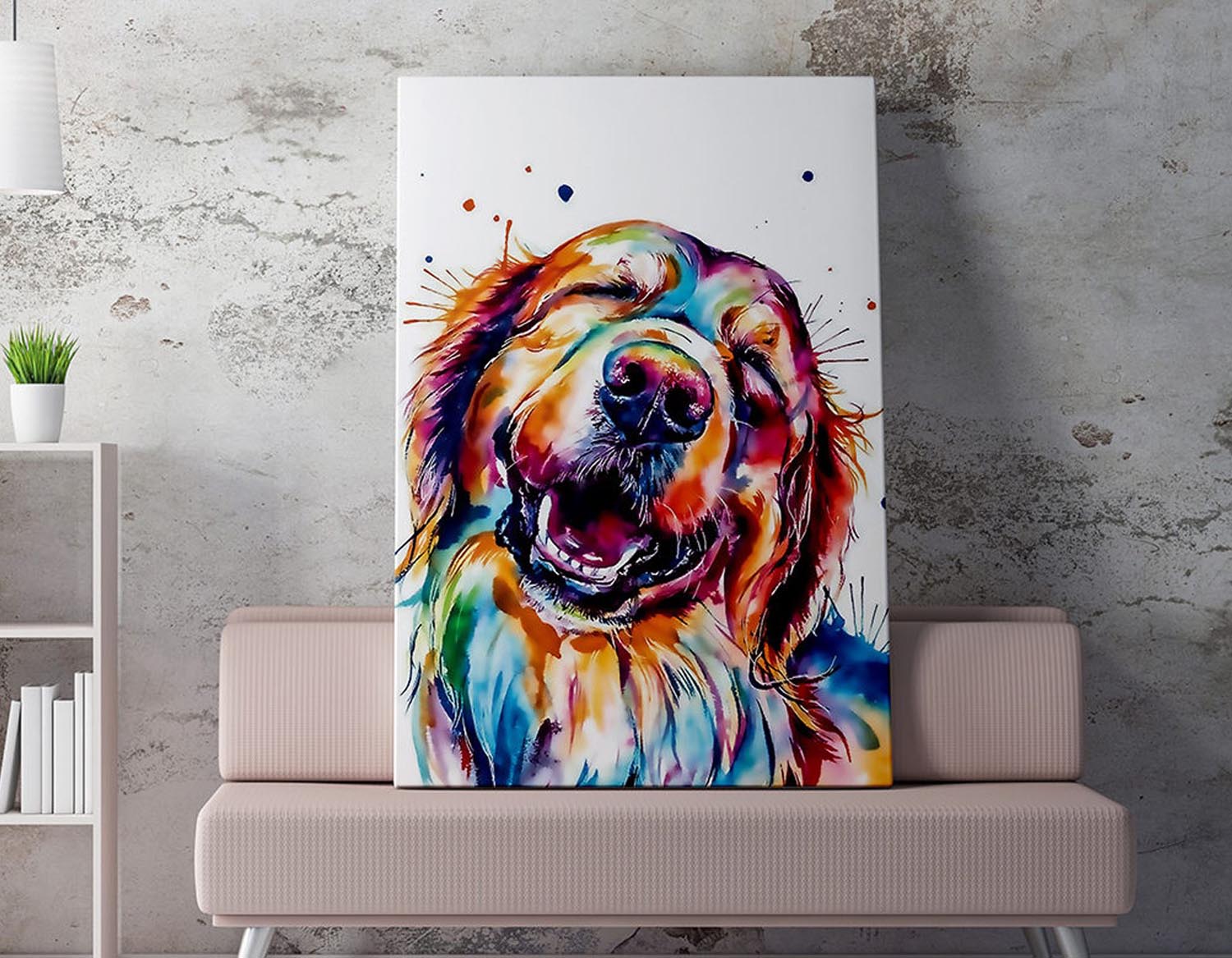 Entdecken Sie das beeindruckende WY165 (70 x 100) von Wallity – ein farbenfrohes Leinwandbild, das jeden Raum verwandelt und Emotionen weckt.