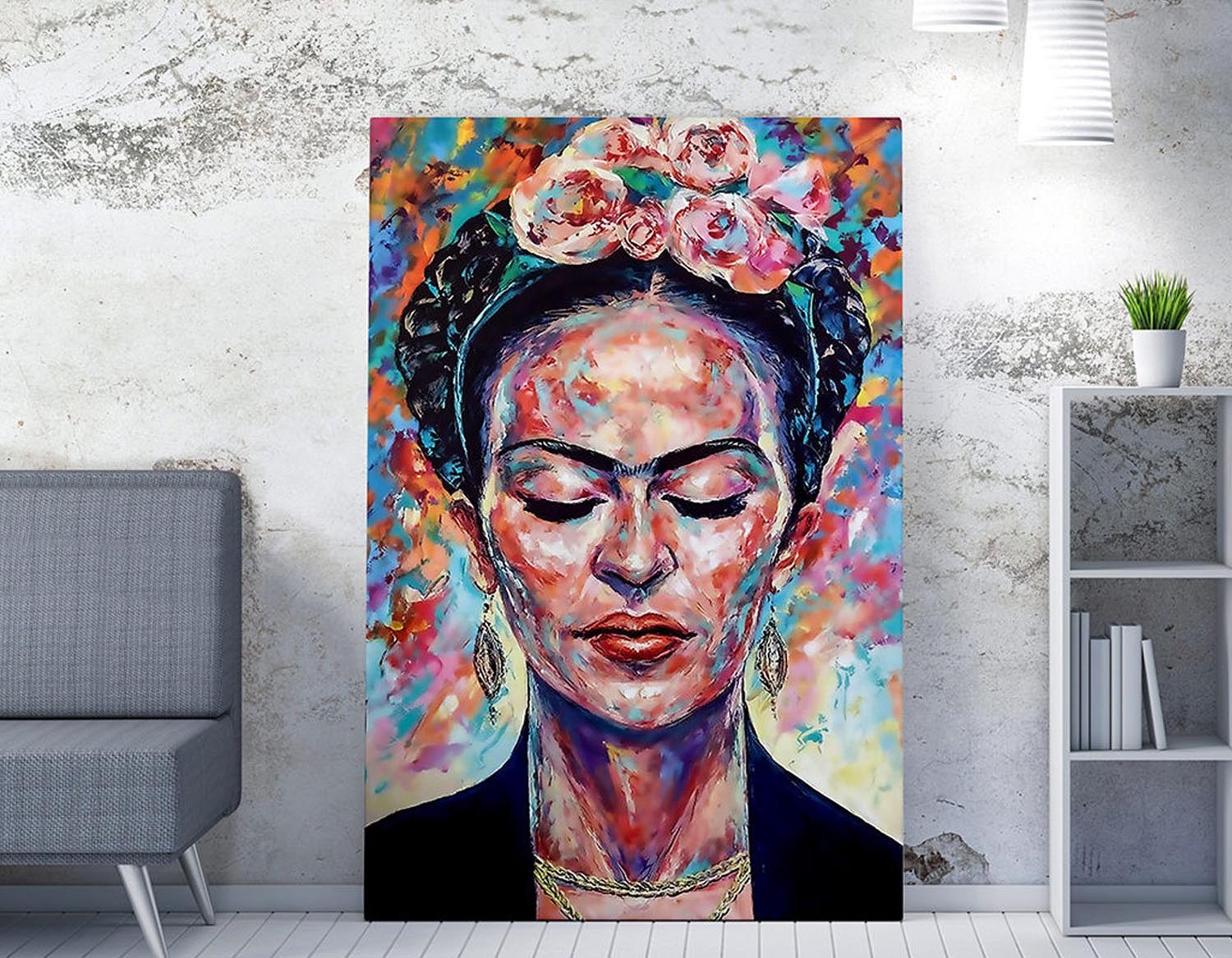 Entdecken Sie das beeindruckende WY233 Leinwandbild (70 x 100 cm) von Wallity. Bringen Sie Farbe und Eleganz in Ihr Zuhause!