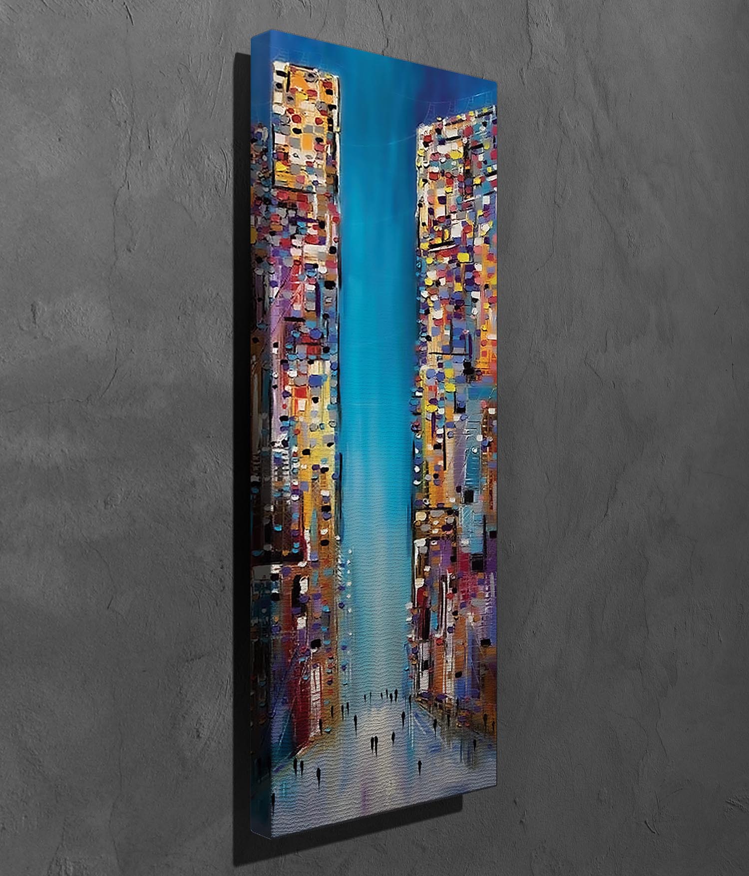 Entdecken Sie die faszinierende Schönheit des Leinwandgemäldes PC321 von Wallity. Dieses mehrfarbige Kunstwerk verwandelt jeden Raum in eine Quelle der Inspiration.