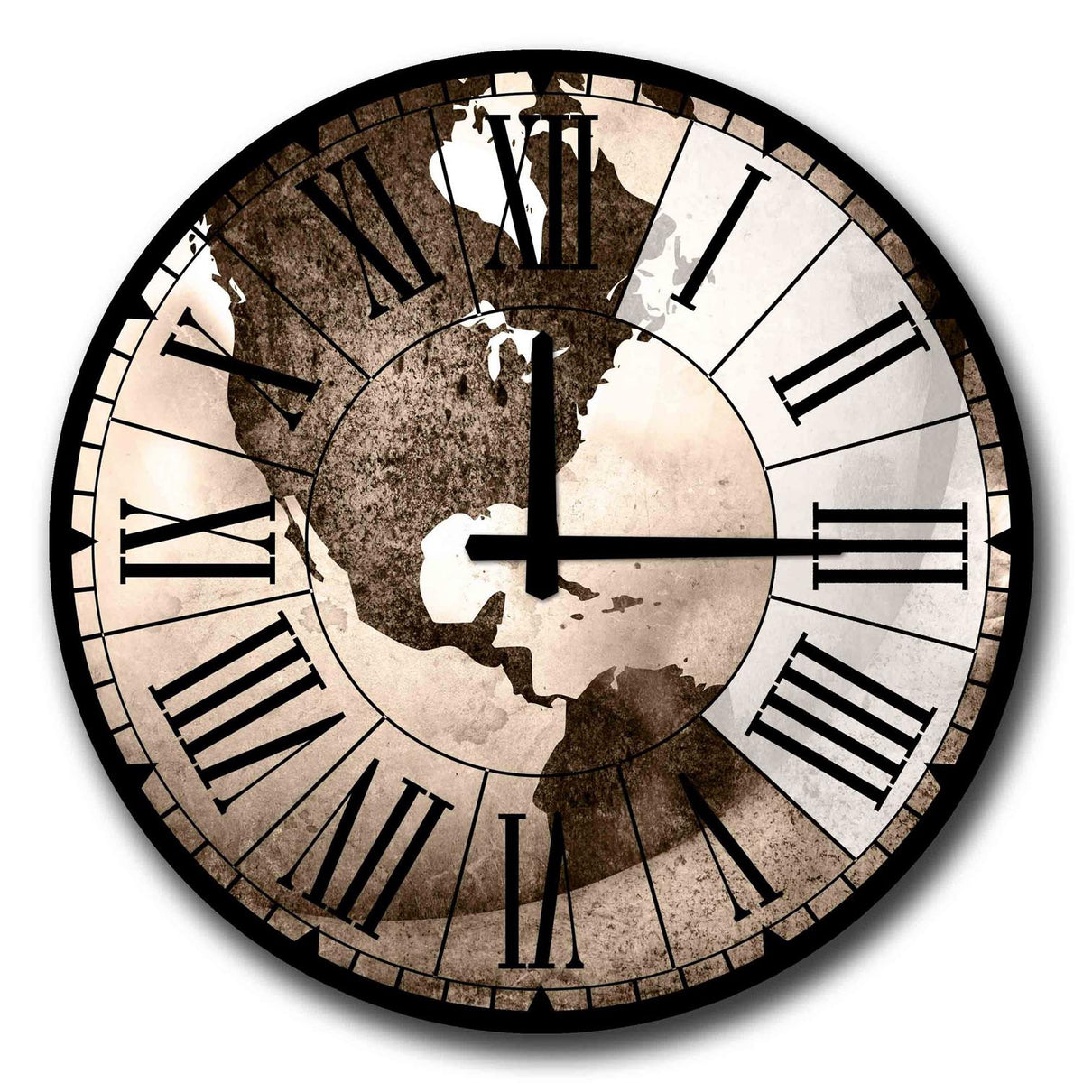 5050MS Wanduhr - Mehrfarbig in Mehrfarbig präsentiert im Onlineshop von KAQTU Design AG. Wanduhr ist von Wallity