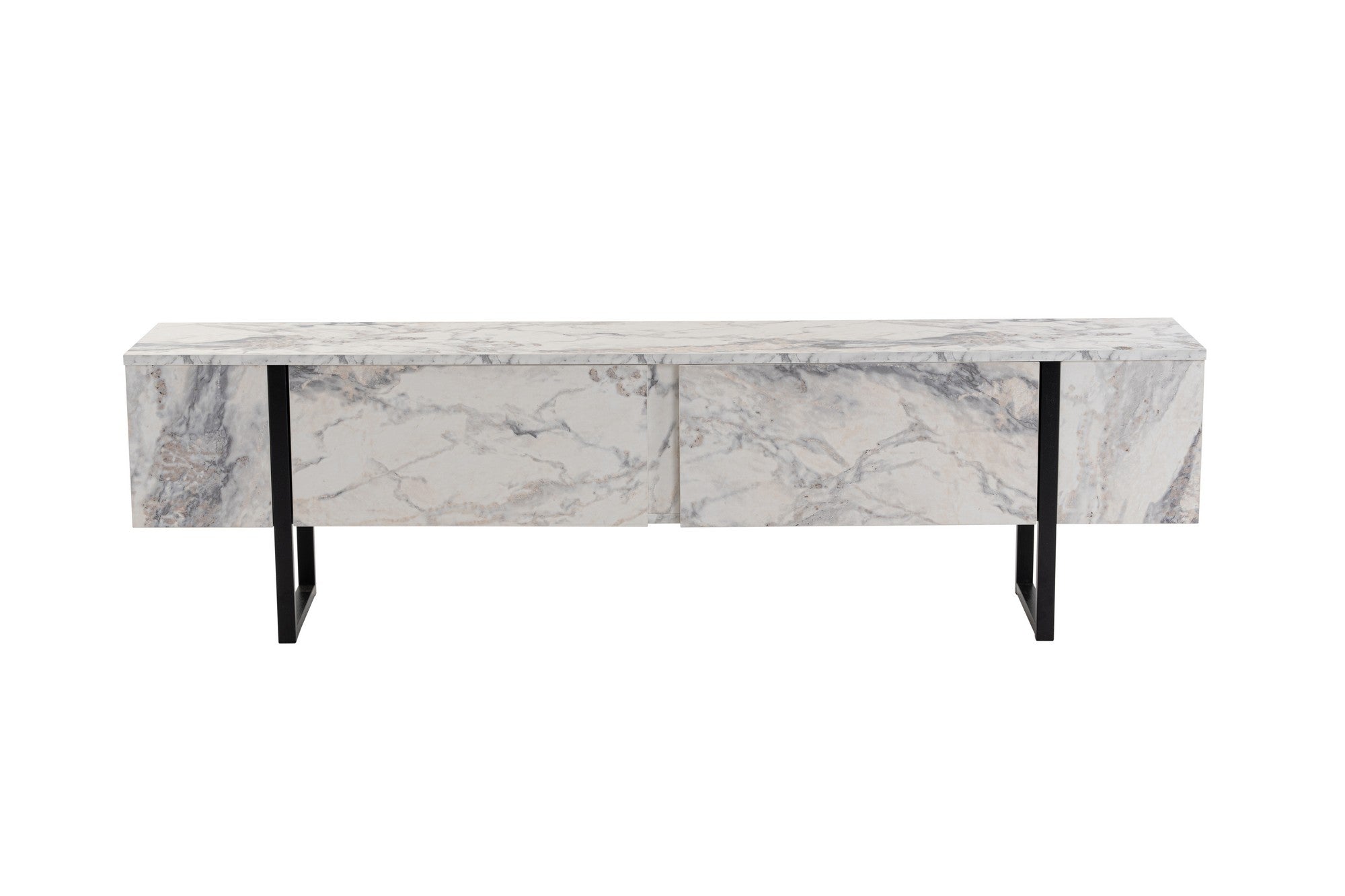 Serenity - Fressia Marble, Black in Freesia- Marmor Schwarz präsentiert im Onlineshop von KAQTU Design AG. Sideboard ist von Nordure