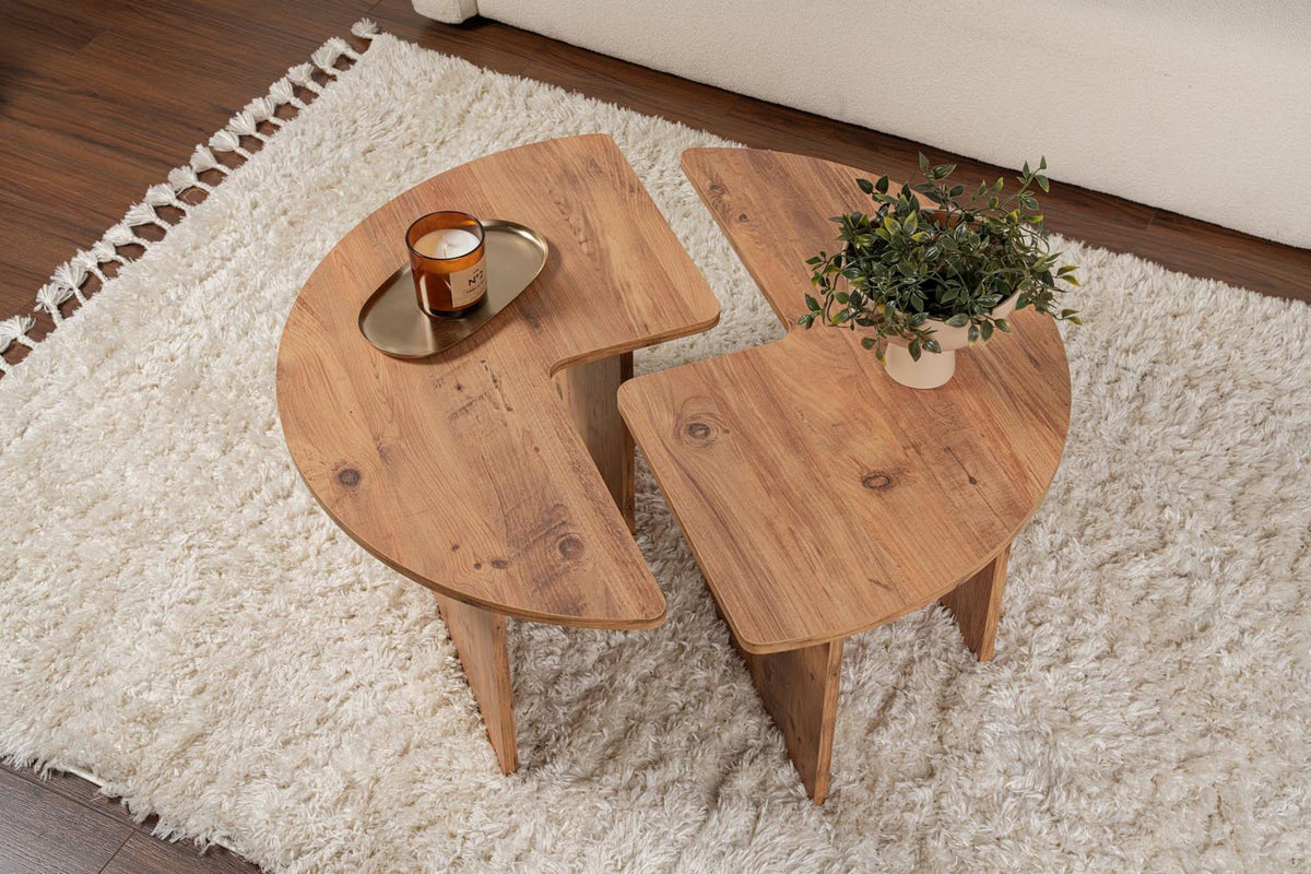 Moira Sofatisch - Atlantische Kiefer in Atlantische Kiefer präsentiert im Onlineshop von KAQTU Design AG. Couchtisch ist von Nordure