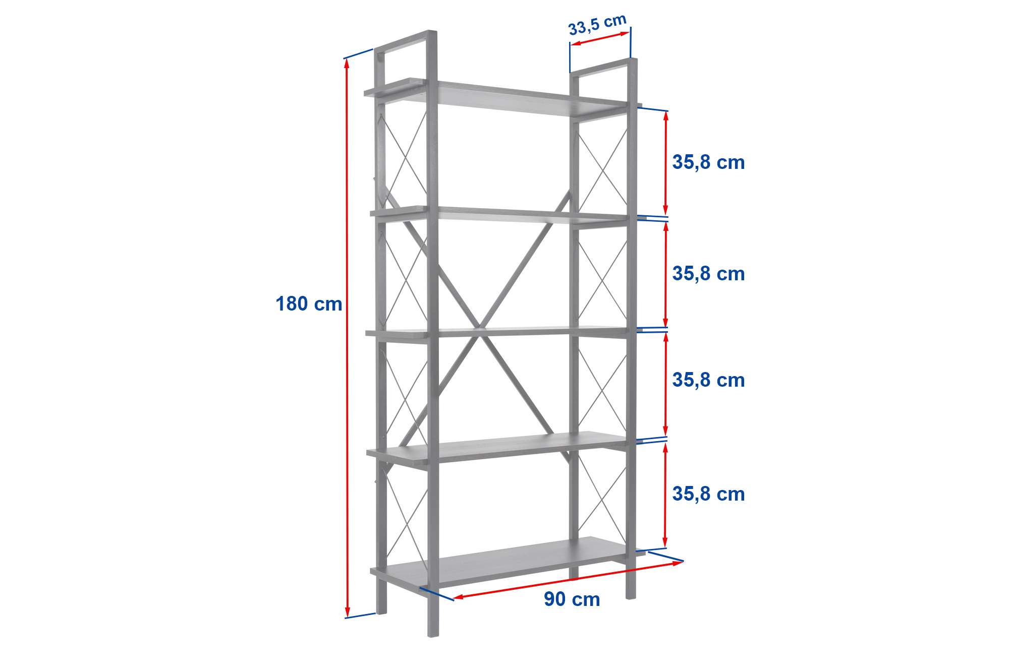 Entdecken Sie das Elysian Bücherregal in Walnuss Schwarz von Nordure – die perfekte Kombination aus Stil und Funktionalität für Ihr Zuhause!