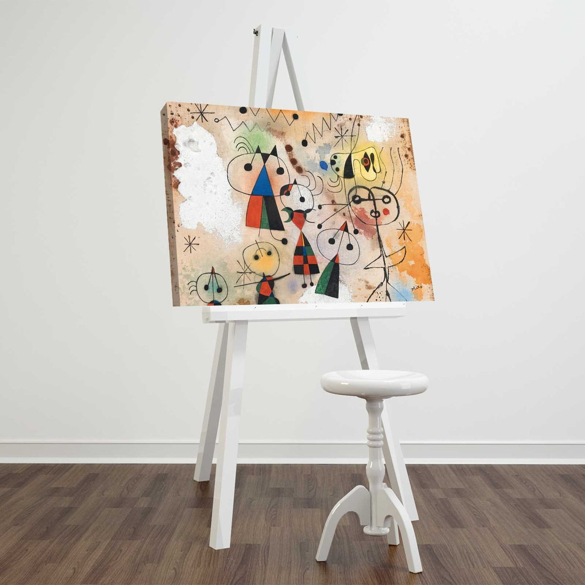 FAMOUSART Bild - Mehrfarbig in Mehrfarbig präsentiert im Onlineshop von KAQTU Design AG. Bild ist von Wallity
