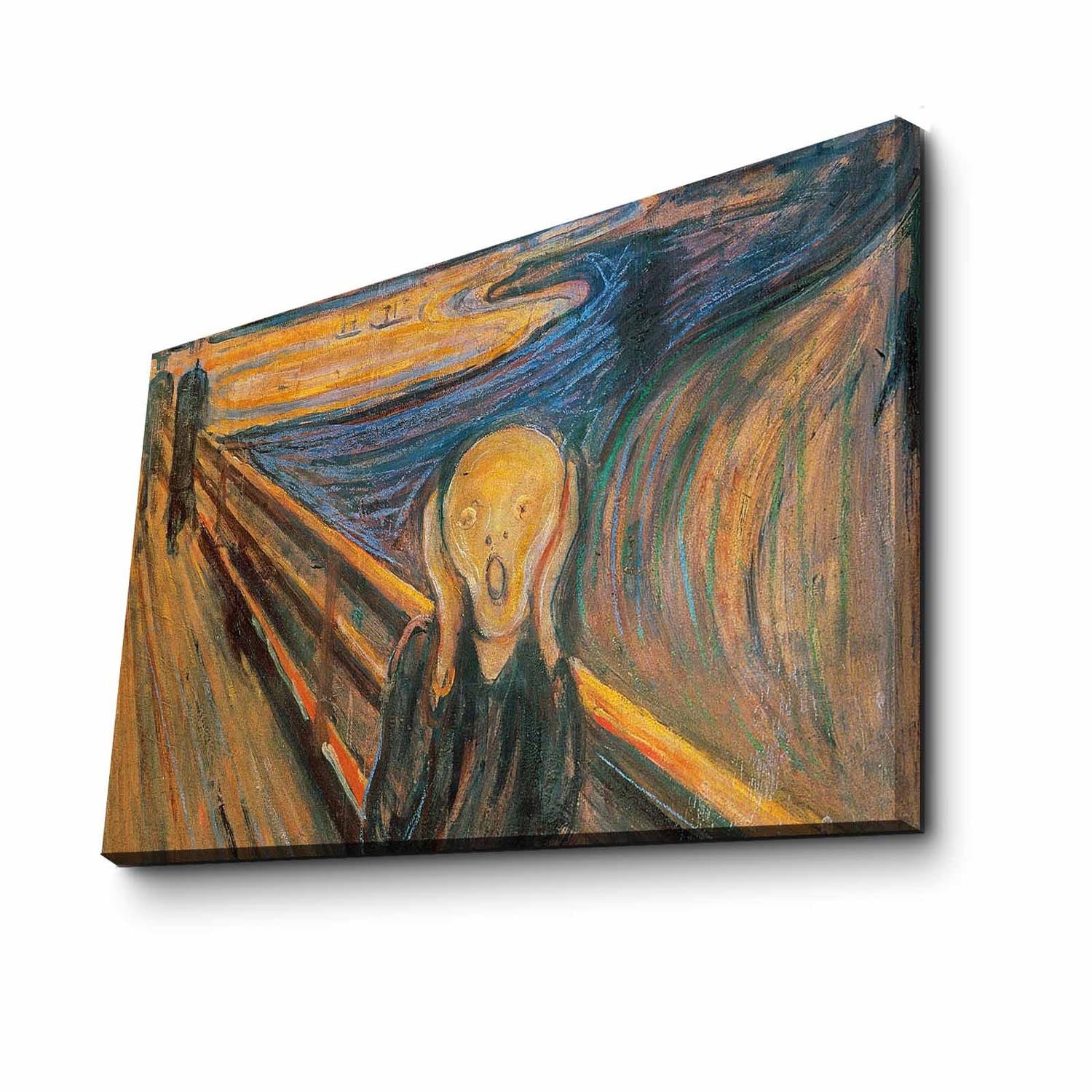 Entdecken Sie die emotionale Tiefe des FAMOUSART Bildes von Edvard Munch. Hochwertige Wildleder-Leinwand verwandelt Ihr Zuhause in eine Kunstgalerie.