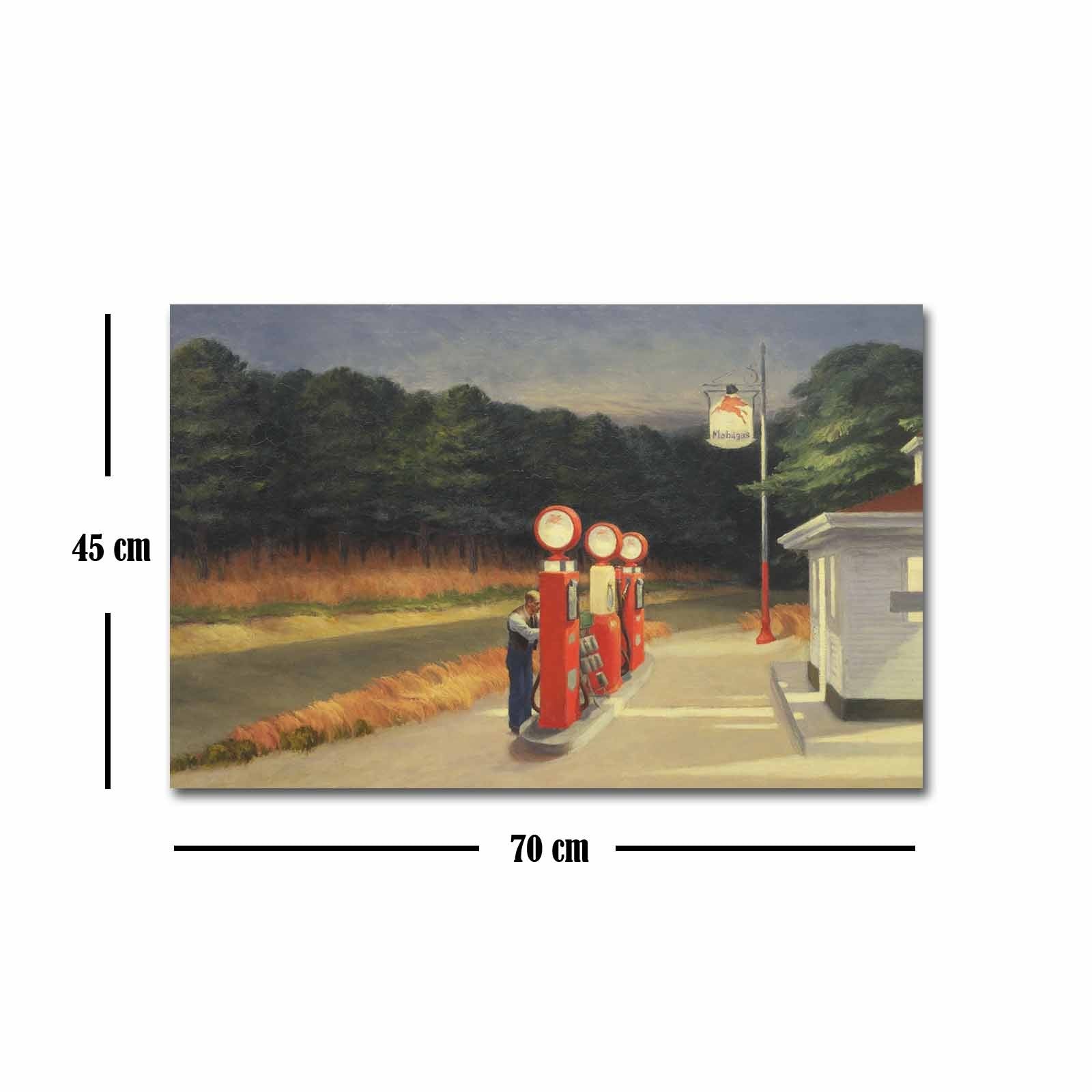 Erleben Sie die fesselnde Kunst von Edward Hopper mit unserem hochwertigen Leinwandgemälde. Ein emotionaler Blickfang für Ihr Zuhause!