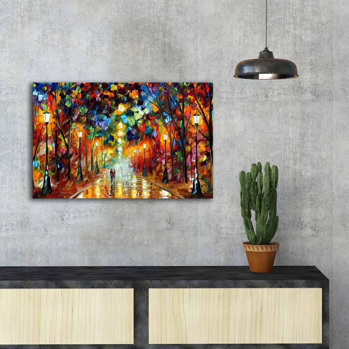 FAMOUSART Bild - Mehrfarbig in Mehrfarbig präsentiert im Onlineshop von KAQTU Design AG. Bild ist von Wallity