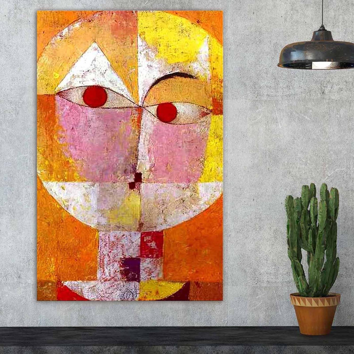 Entdecken Sie das fesselnde Leinwandgemälde von Paul Klee in 45x70 cm. Hochwertige Wildleder-Oberfläche und eleganter Holzrahmen für stilvolle Akzente.