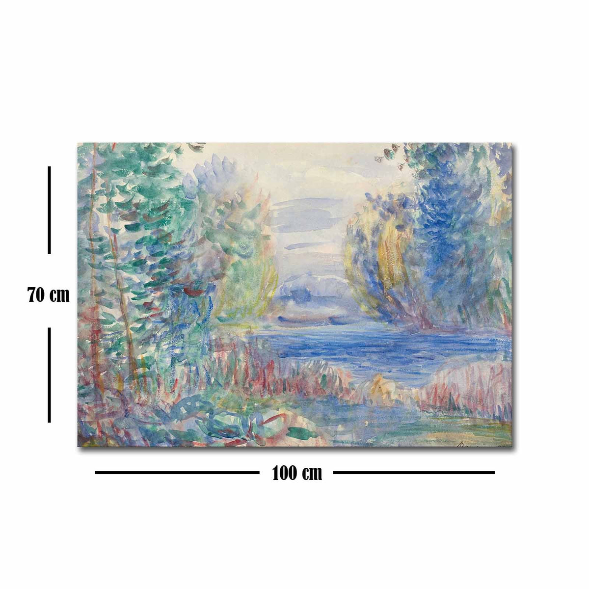 70100FAMOUSART Bild - Mehrfarbig in Mehrfarbig präsentiert im Onlineshop von KAQTU Design AG. Bild ist von Wallity