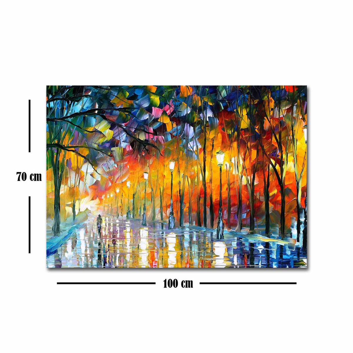 70100FAMOUSART Bild - Mehrfarbig in Mehrfarbig präsentiert im Onlineshop von KAQTU Design AG. Bild ist von Wallity