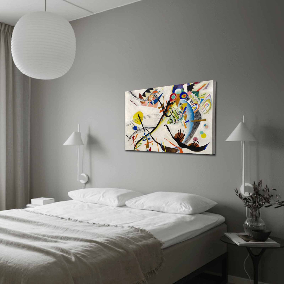70100FAMOUSART Bild - Mehrfarbig in Mehrfarbig präsentiert im Onlineshop von KAQTU Design AG. Bild ist von Wallity