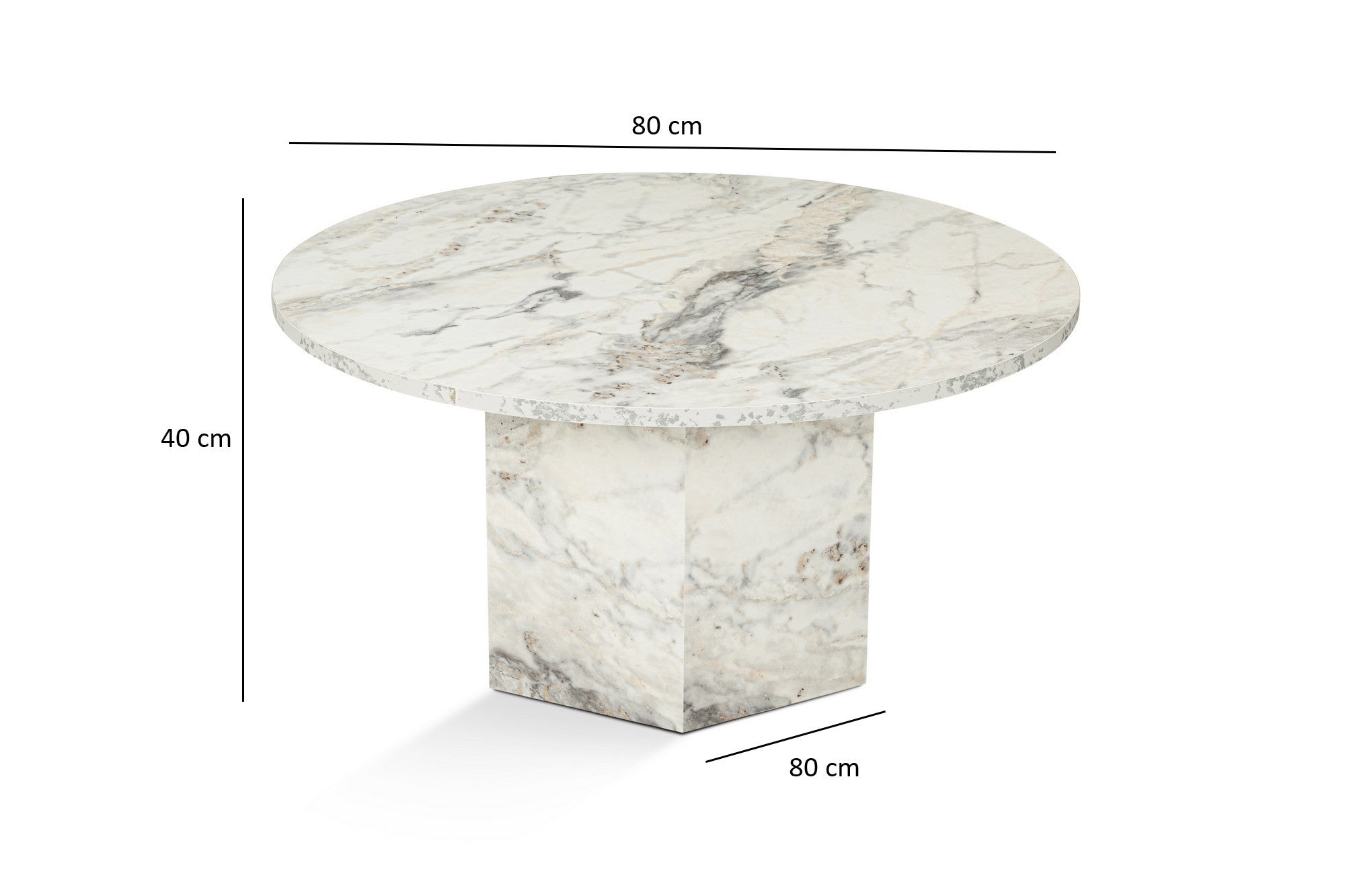 Erleben Sie den Nova Sofatisch in Freesia-Marmor von Nordure. Ein elegantes Möbelstück, das Stil und Funktionalität perfekt vereint.