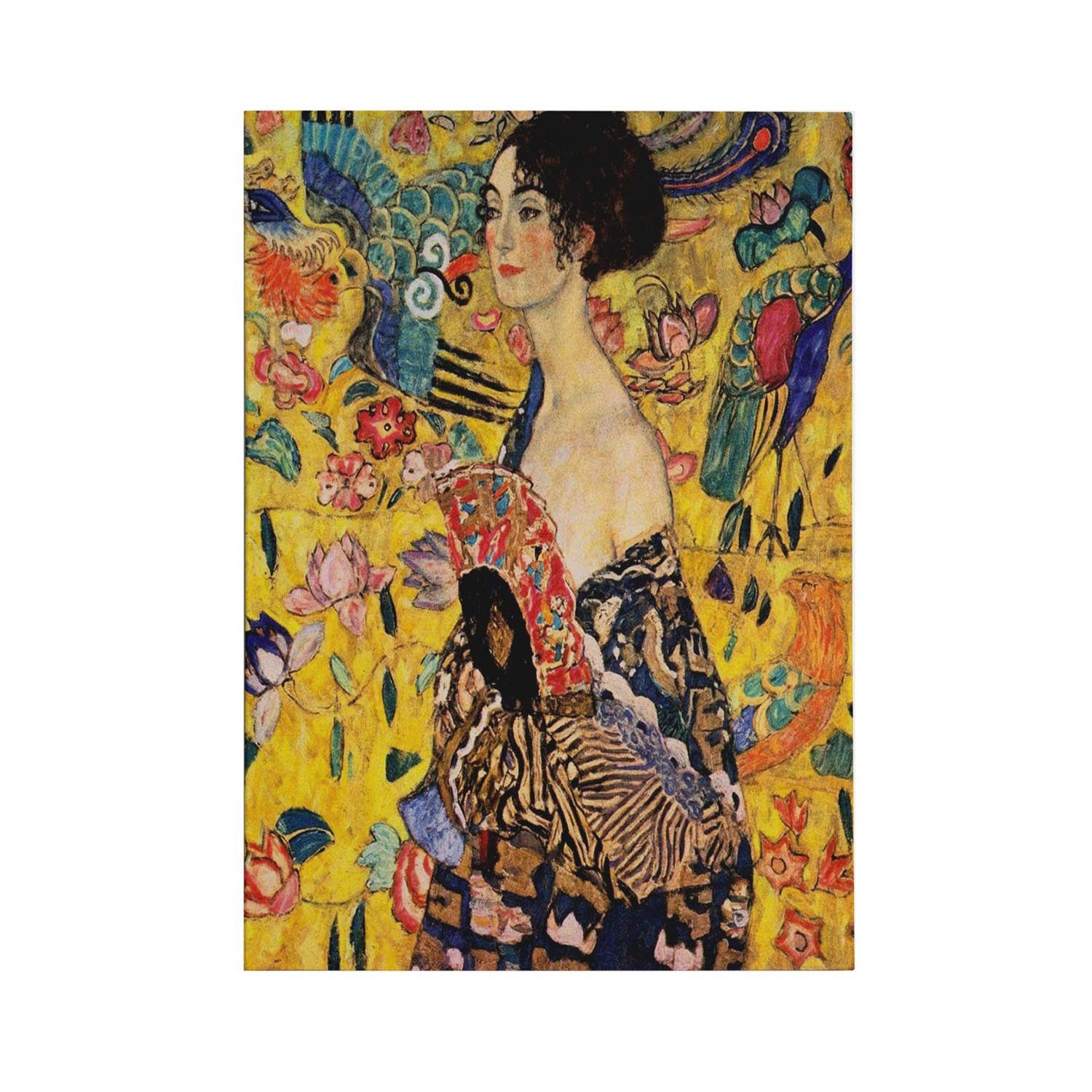 Verleihen Sie Ihrem Raum mit dem WY88 (70 x 100) Leinwandbild von Wallity einen Hauch von Klimts zeitloser Eleganz und emotionaler Tiefe!