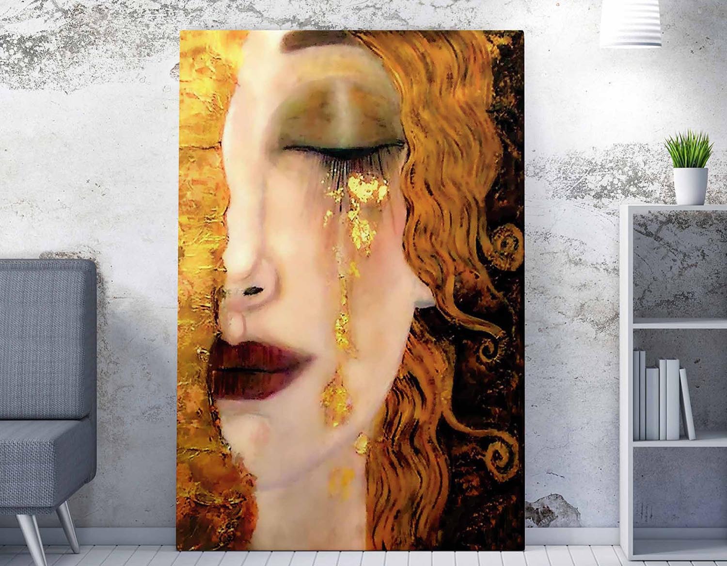 Entdecken Sie das beeindruckende gerahmte Leinwandgemälde WY142 (50 x 70) von Wallity. Bringen Sie Farbe und Stil in Ihr Zuhause!