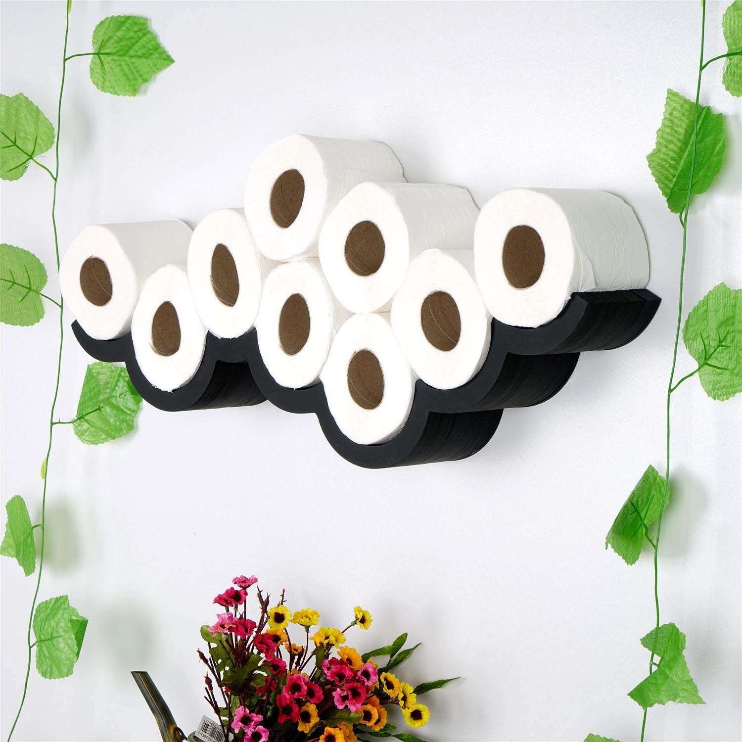 Entdecken Sie den eleganten Wc018 Toilettenpapierhalter in Schwarz von Hanah Home. Hochwertiges Holz, modernes Design, einfache Montage – ideal für Ihr Badezimmer!