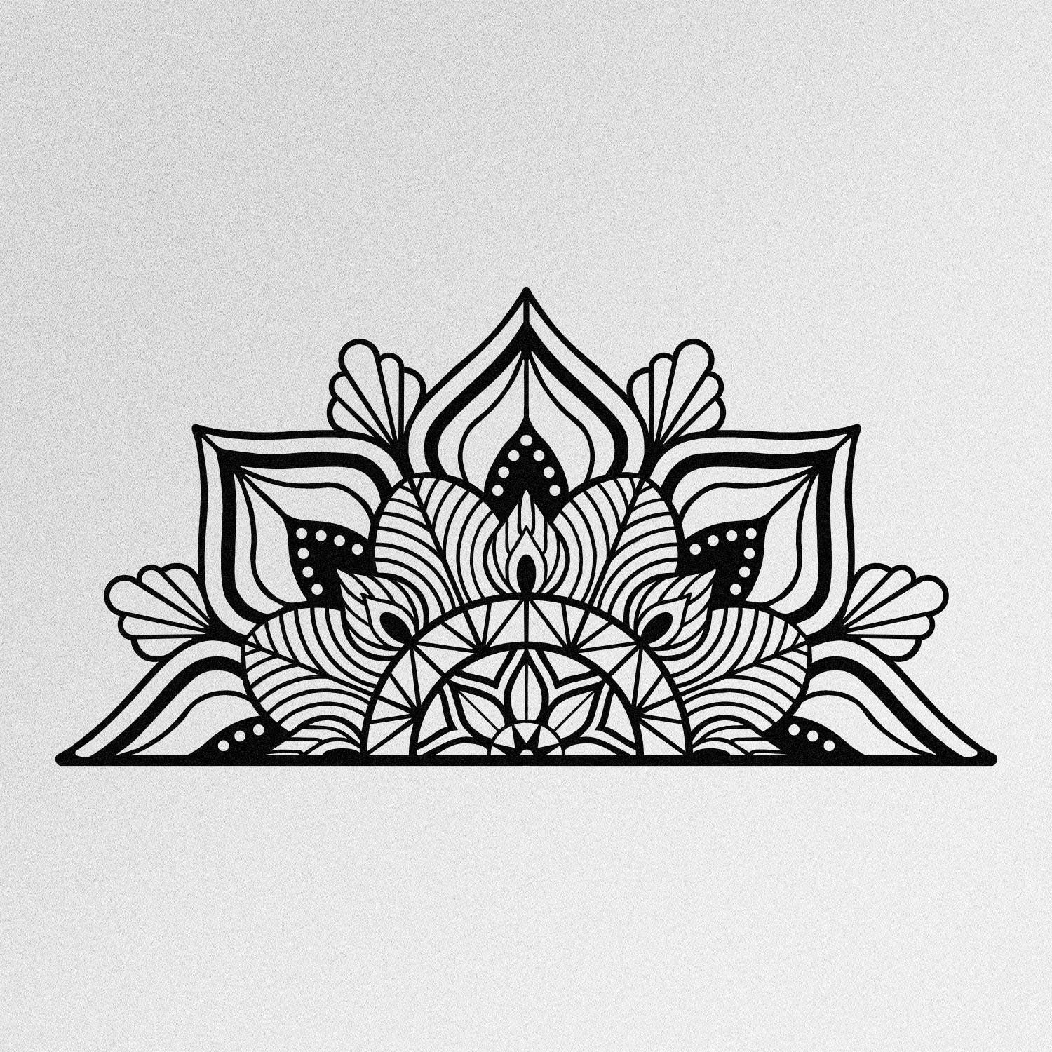 Berceste in Schwarz präsentiert im Onlineshop von KAQTU Design AG. Wanddeko ist von Wallity