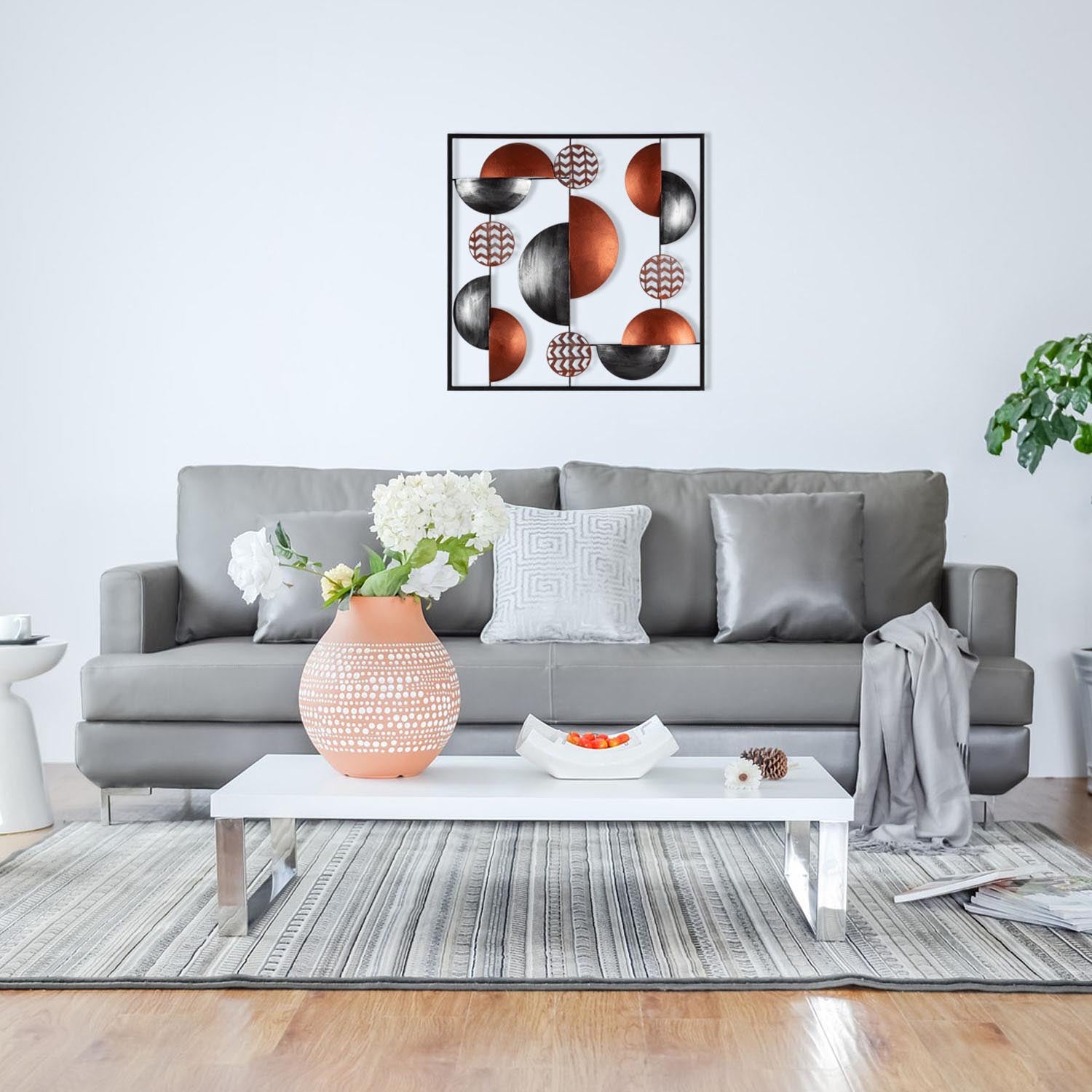 Verleihen Sie Ihrem Zuhause mit der mehrfarbigen Aurora Wanddeko von Wallity einen Hauch von Eleganz und Kreativität – ein echtes Highlight für jeden Raum!