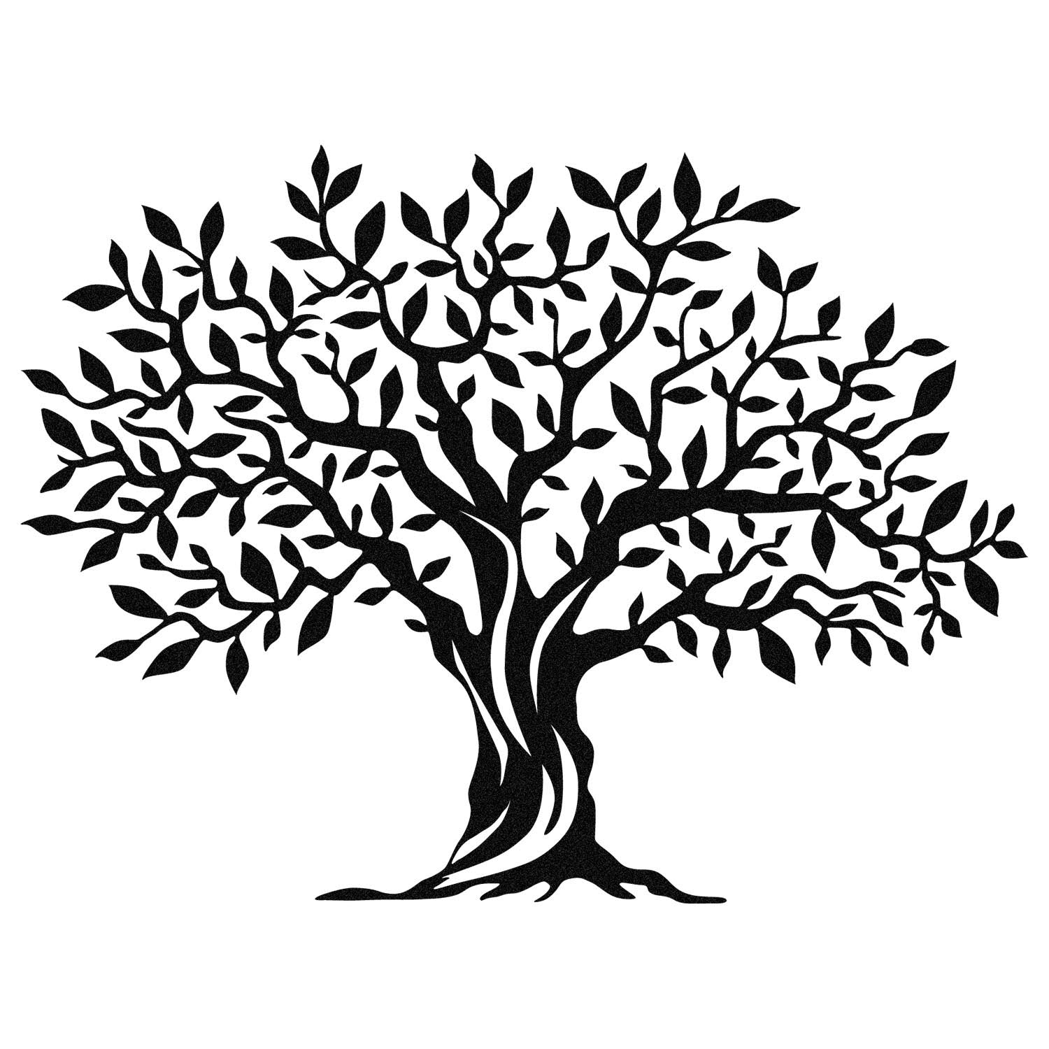 Yaprak Dokumu - M0111 in Schwarz präsentiert im Onlineshop von KAQTU Design AG. Wanddeko ist von Wallity