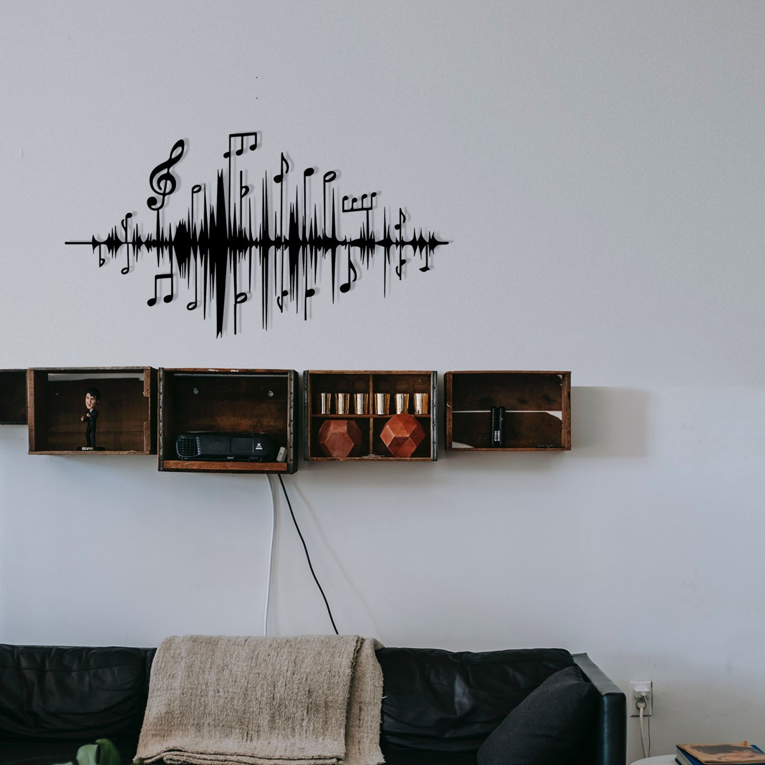 Entdecken Sie die schwarze Wanddeko von Wallity – ein elegantes Metall-Accessoire, das jedem Raum Stil und Raffinesse verleiht. Ideal für kreative Akzente!