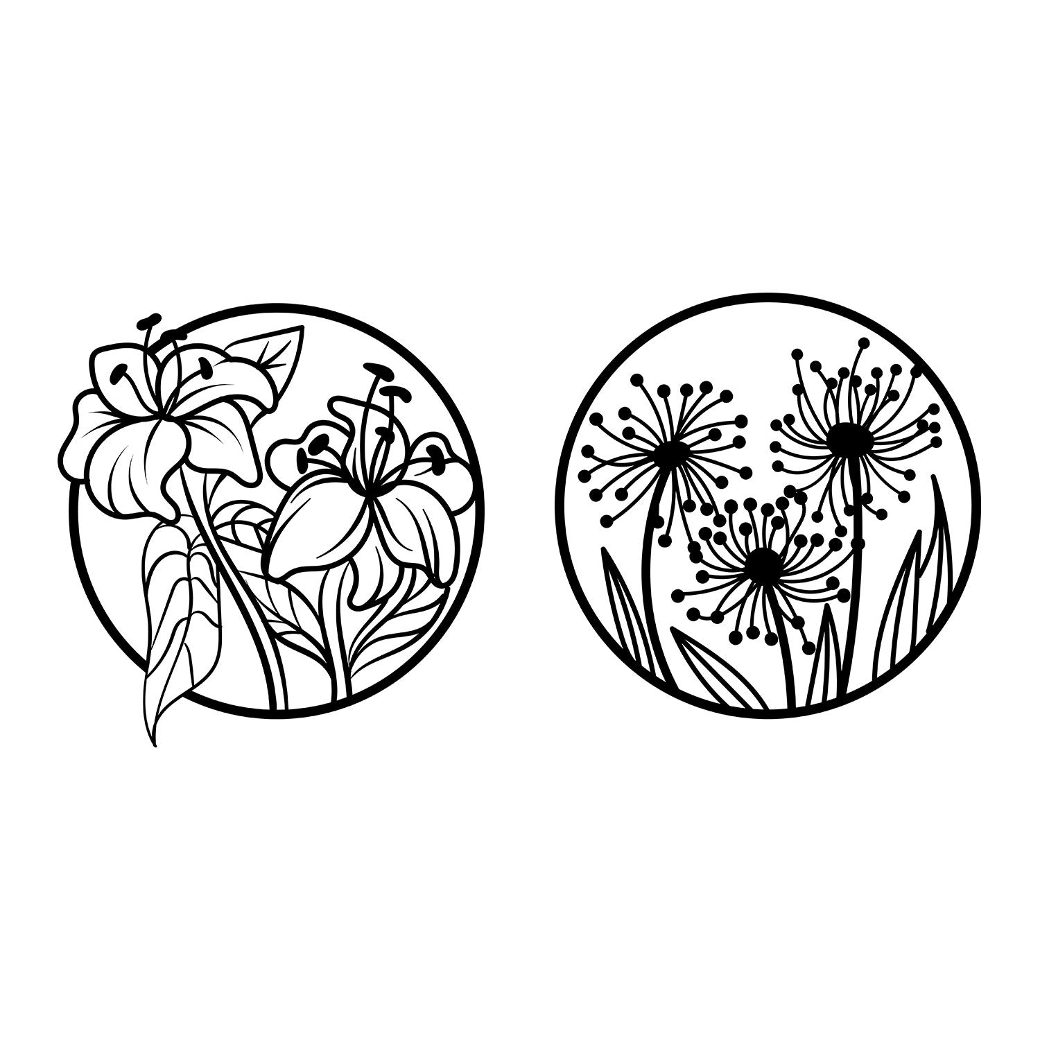 Mucbir in Schwarz präsentiert im Onlineshop von KAQTU Design AG. Wanddeko ist von Wallity