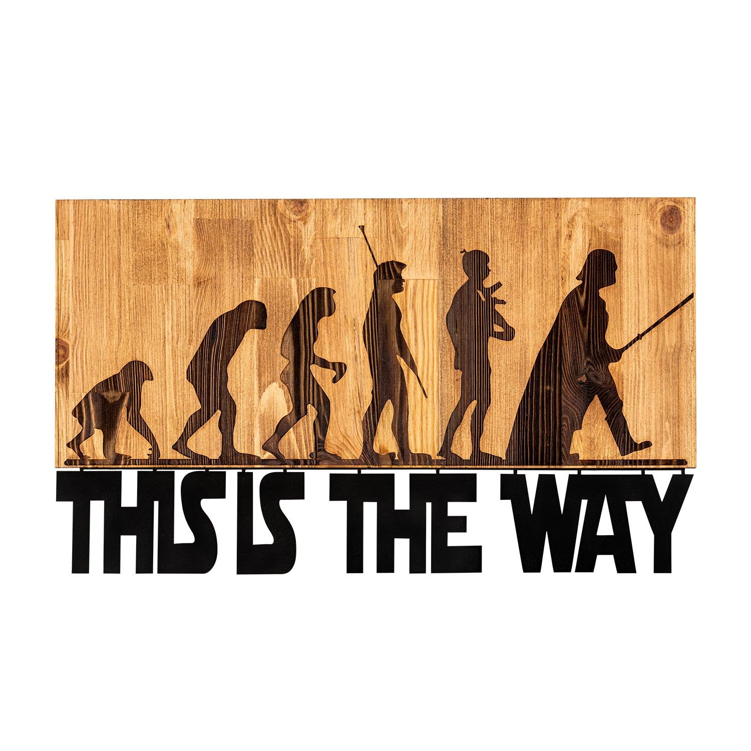 Evrim in Schwarznuss präsentiert im Onlineshop von KAQTU Design AG. Wanddeko ist von Wallity