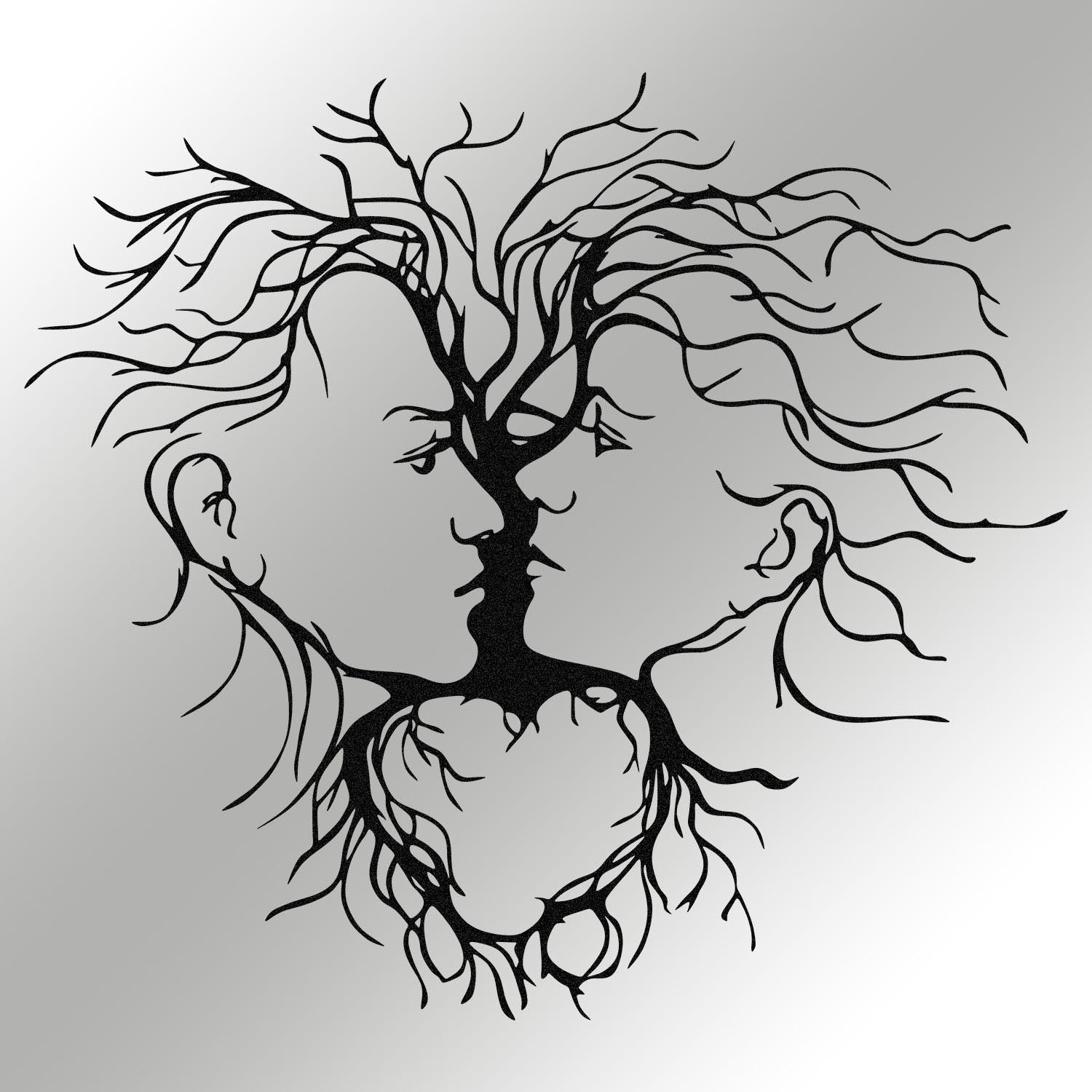 Verleihen Sie Ihrem Zuhause mit der eleganten Entrika Wanddeko von Wallity einen modernen Akzent. Dieses schwarze Metallkunstwerk ist der perfekte Blickfang für jeden Raum.